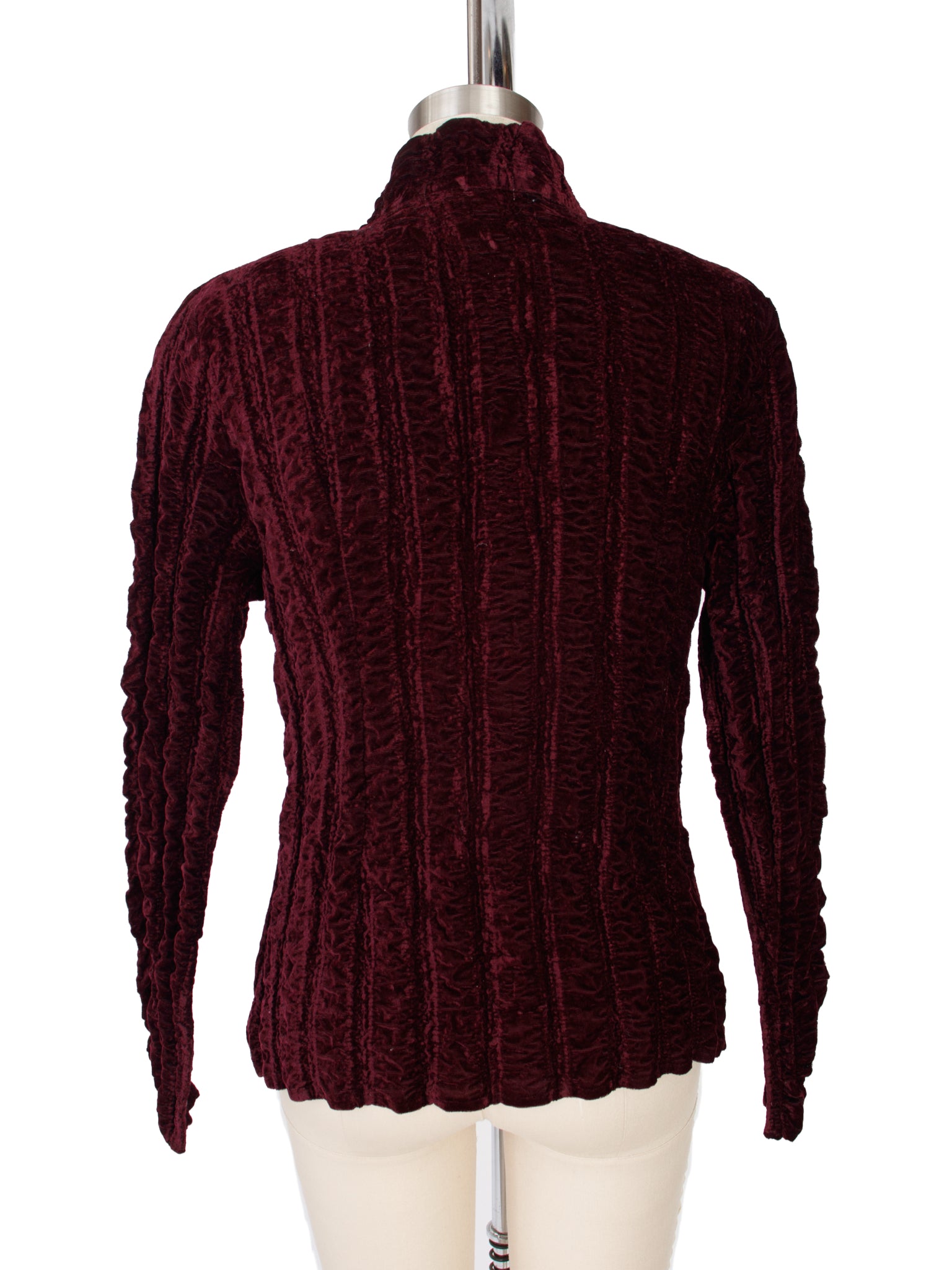 Peplum by Yoshiki Hishinuma Velvet Plisse Top