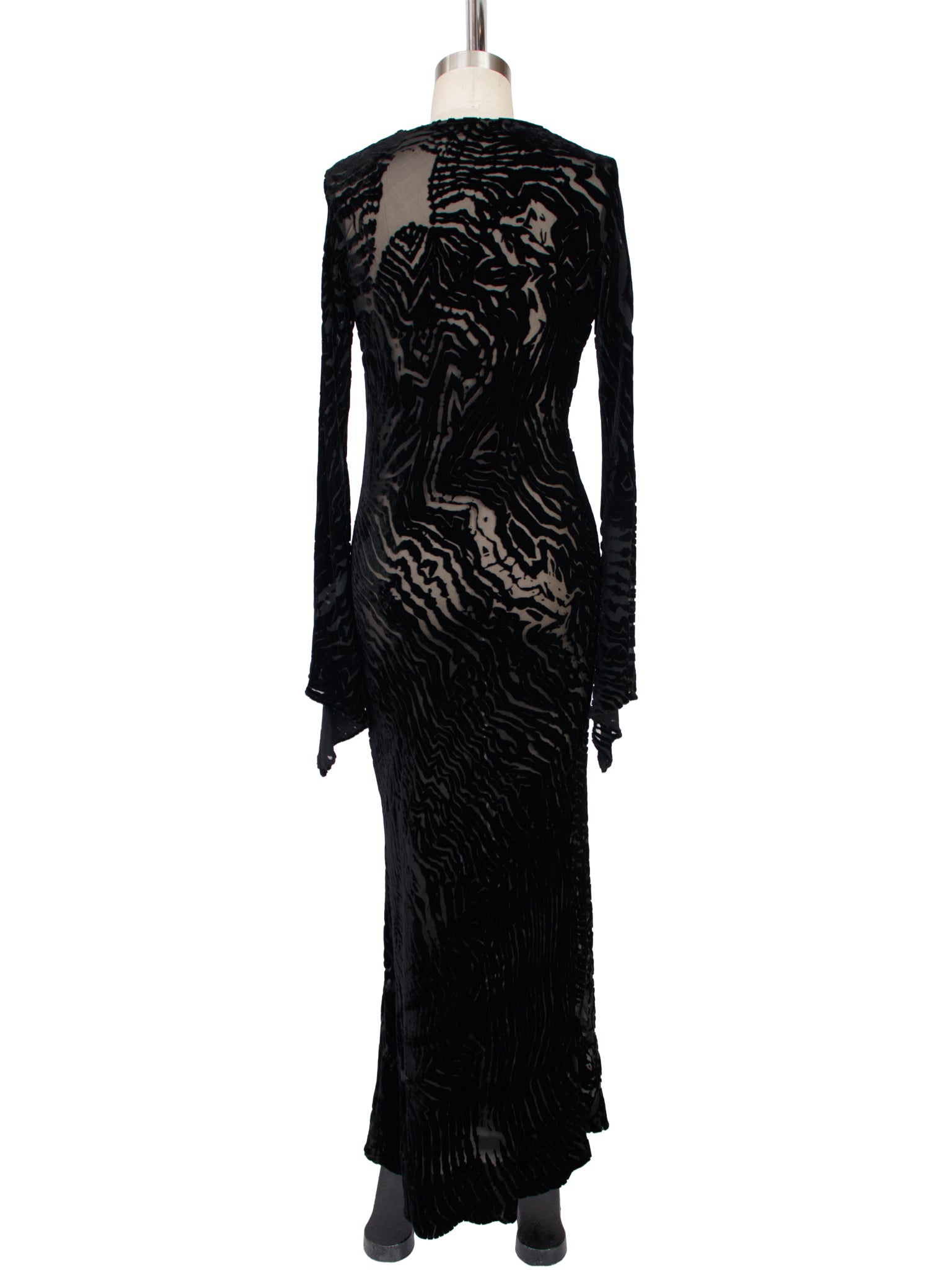 Bettina Maria Fahlbusch Velvet Devore Dress