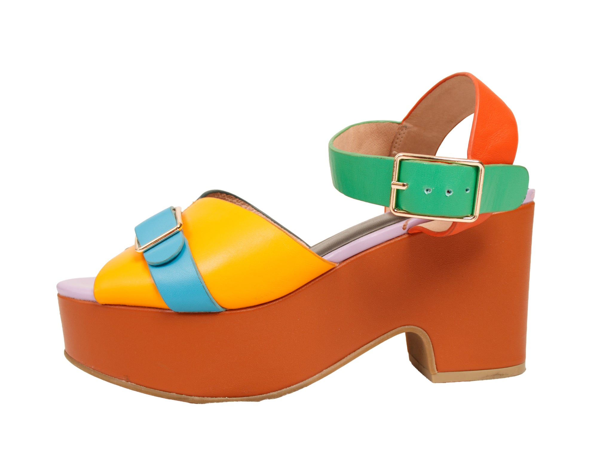 Charlotte Stone Raf Platform Buckle Sandals