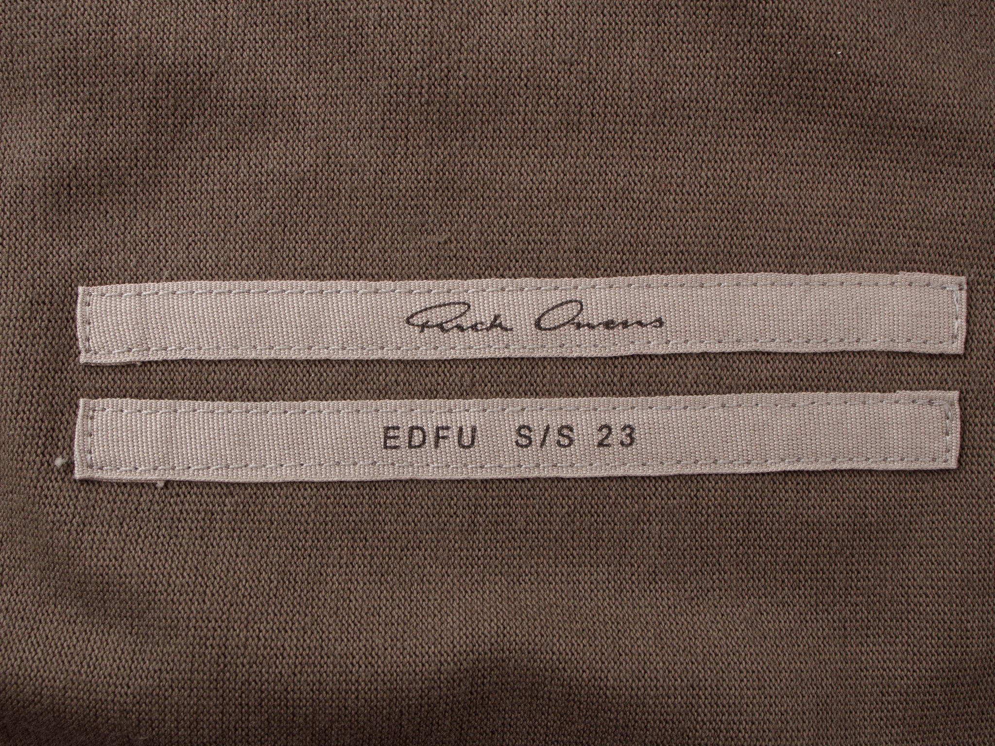 SS23 Rick Owens Dust Zip Sweatshirt
