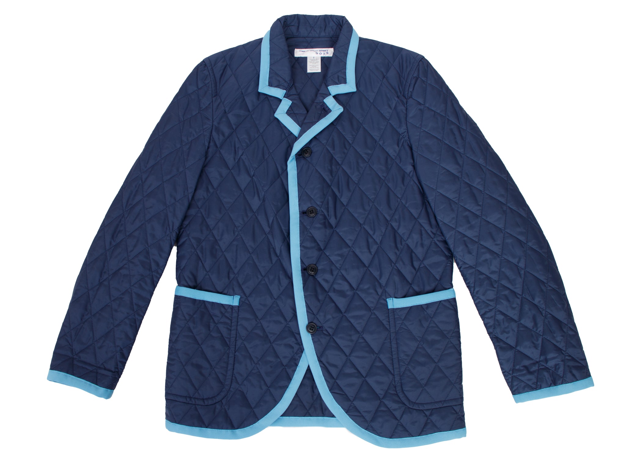 Comme des Garcons SHIRT BOYS Quilted Notch Lapel Jacket