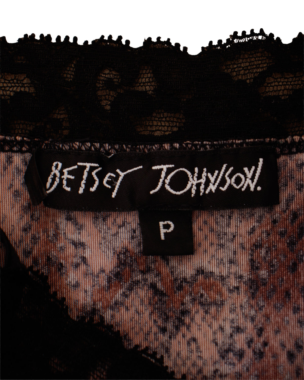 1990s Betsey Johnson Velvet Snakeskin Print Dress