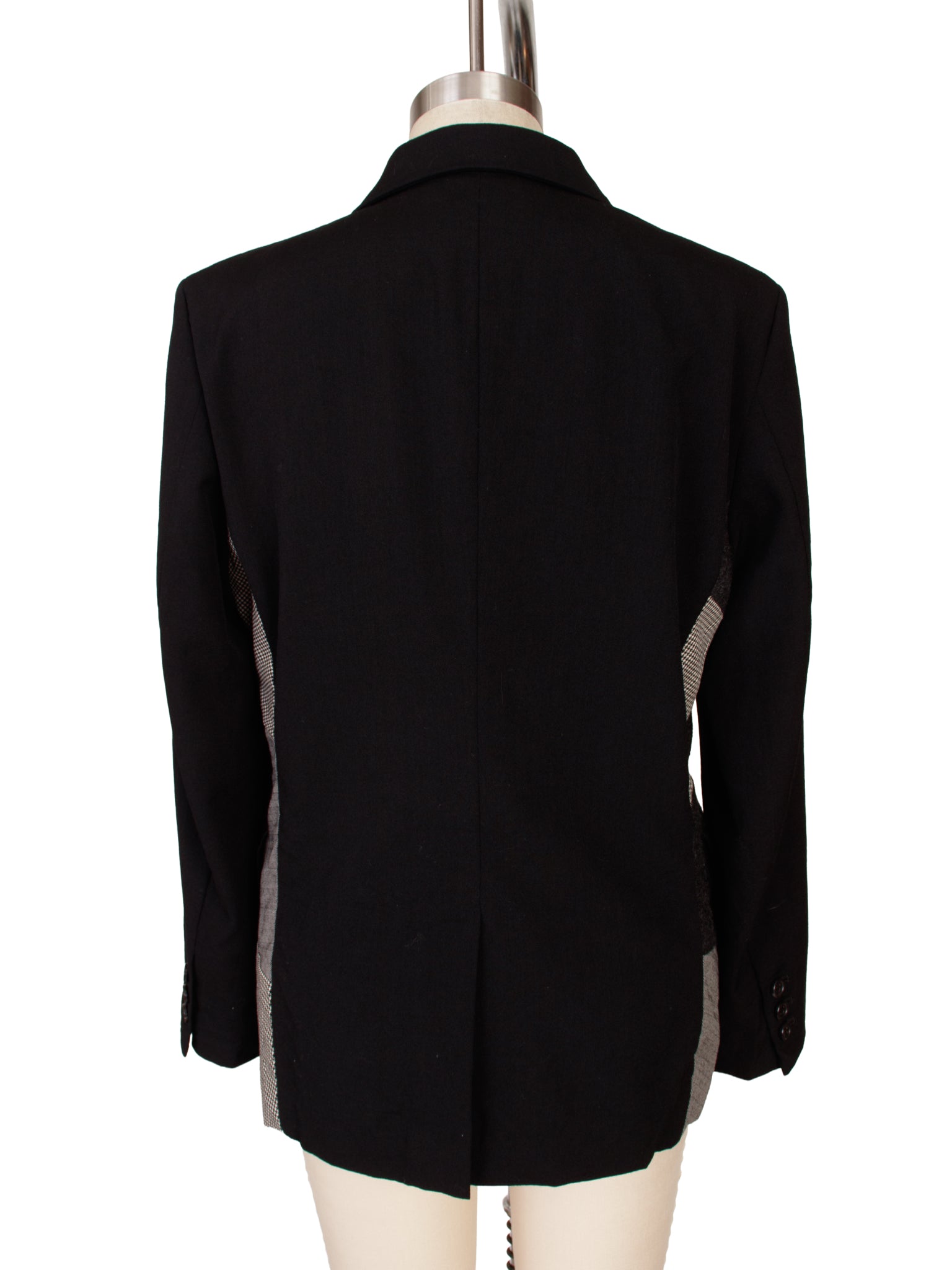 BLACK Comme des Garcons Patchwork Blazer