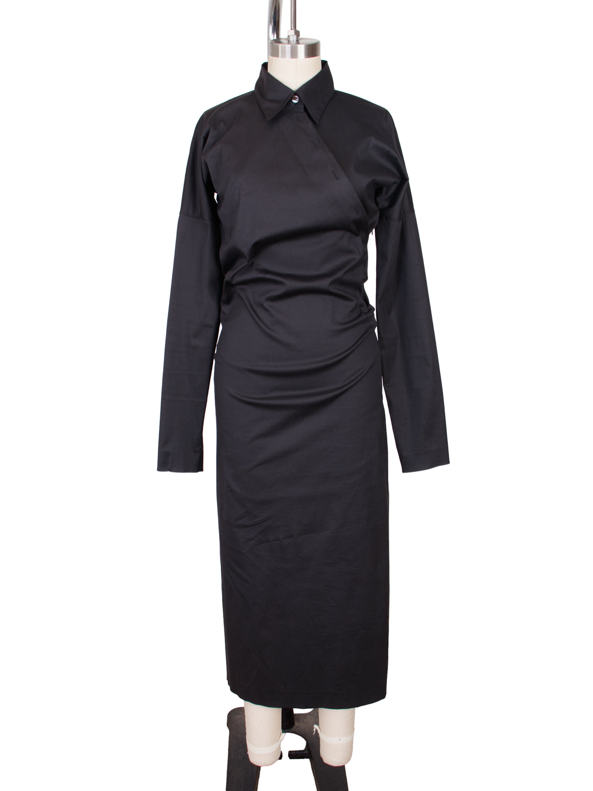Jean Paul Gaultier Stretch Cotton Maxi Dress