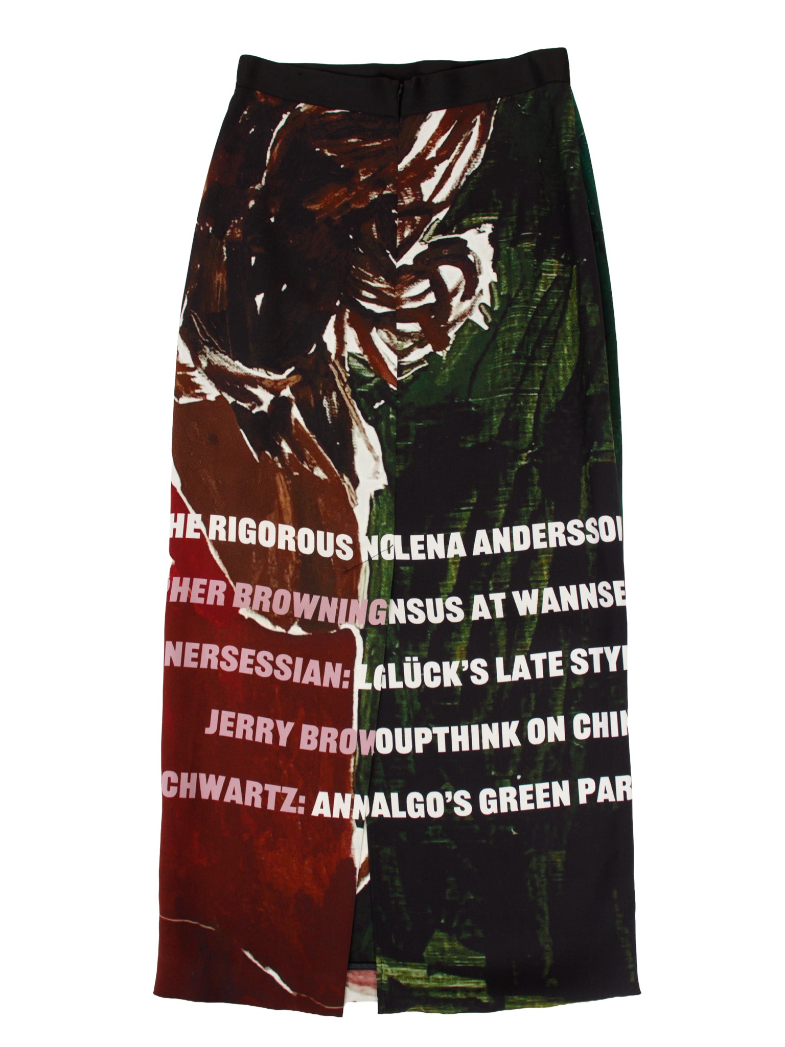 Rachel Comey Limited Edition NY Book Print Skirt