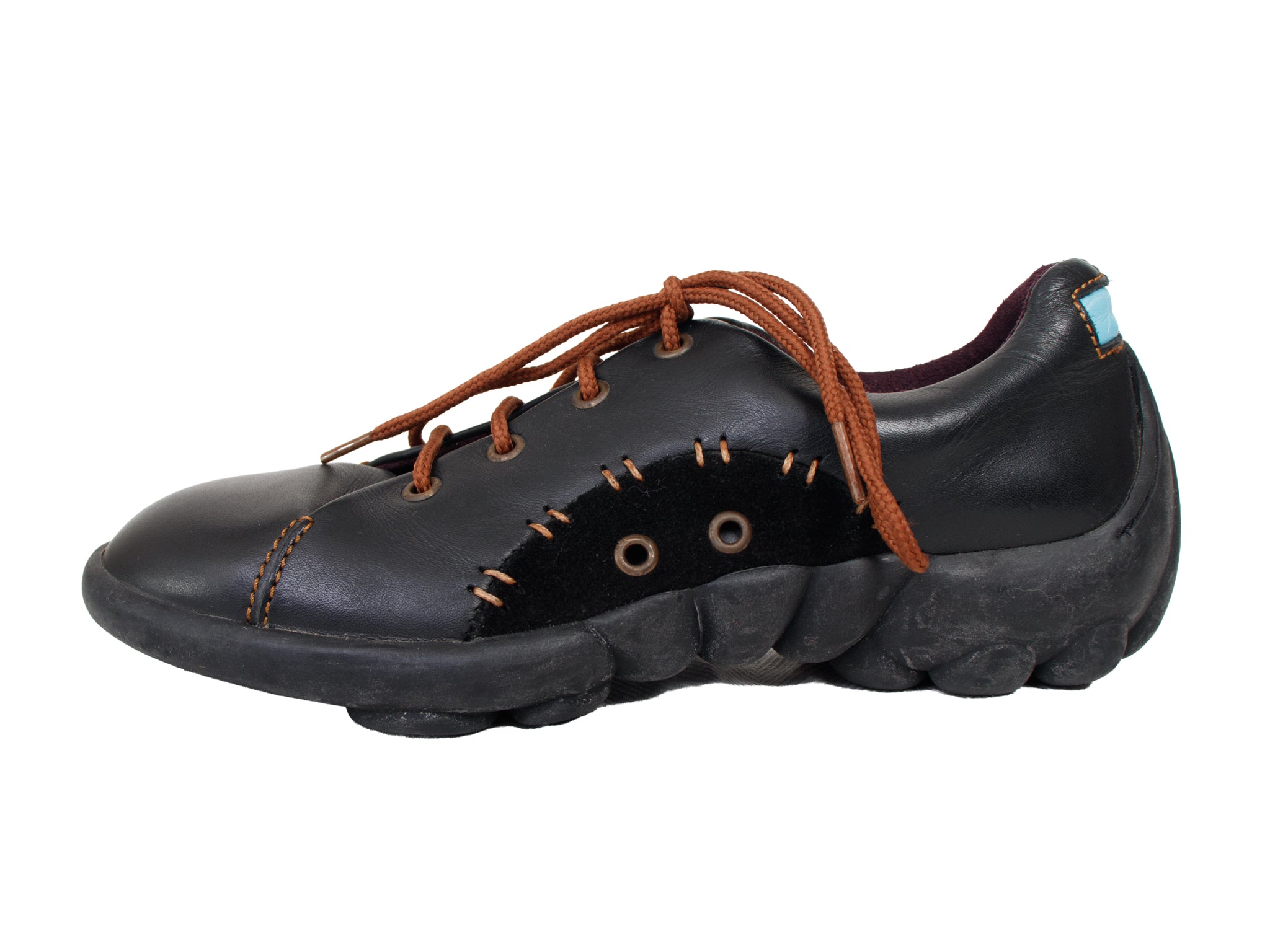 John Fluevog Leather Bubble Sole Sneakers