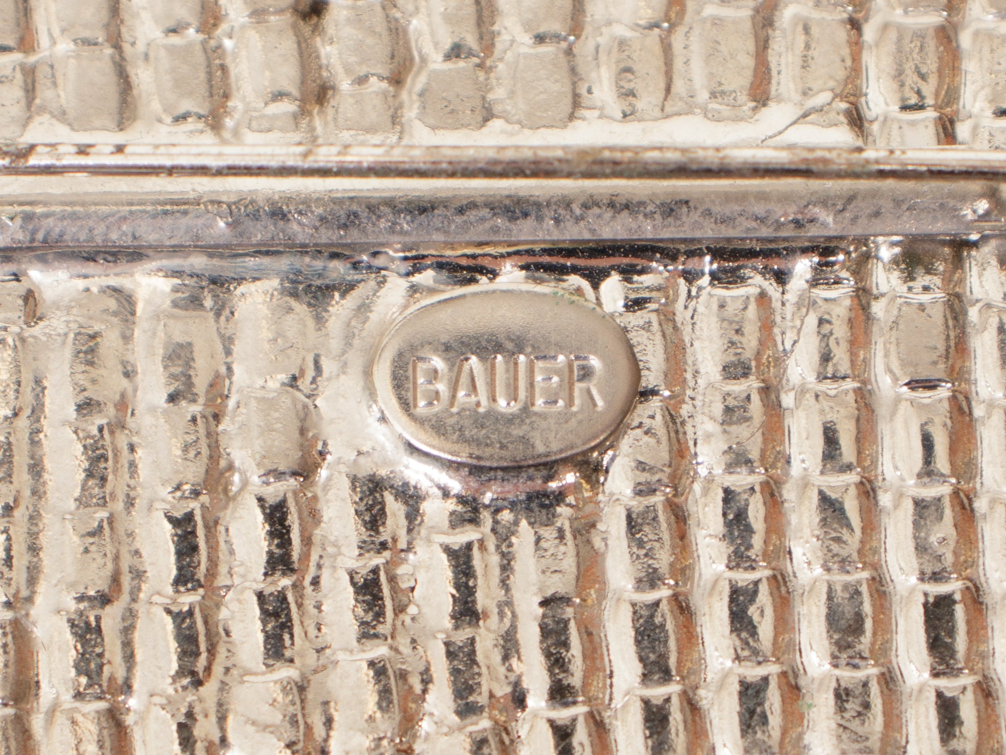1980s Bauer Crystal Mickey Mouse Brooch