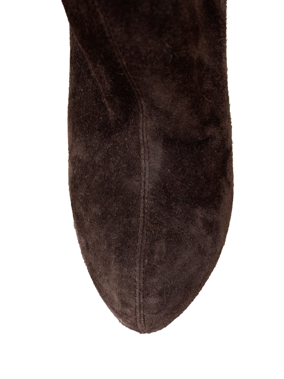 Christian Louboutin Suede Platform Booties