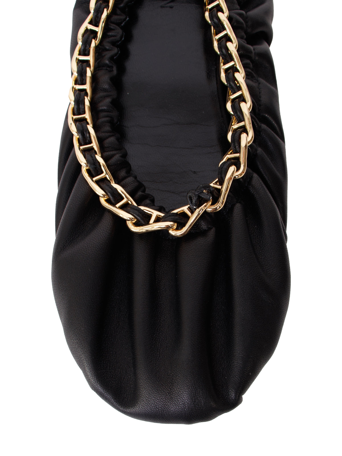 Ulla Johnson Leather & Chain Ballet Flats