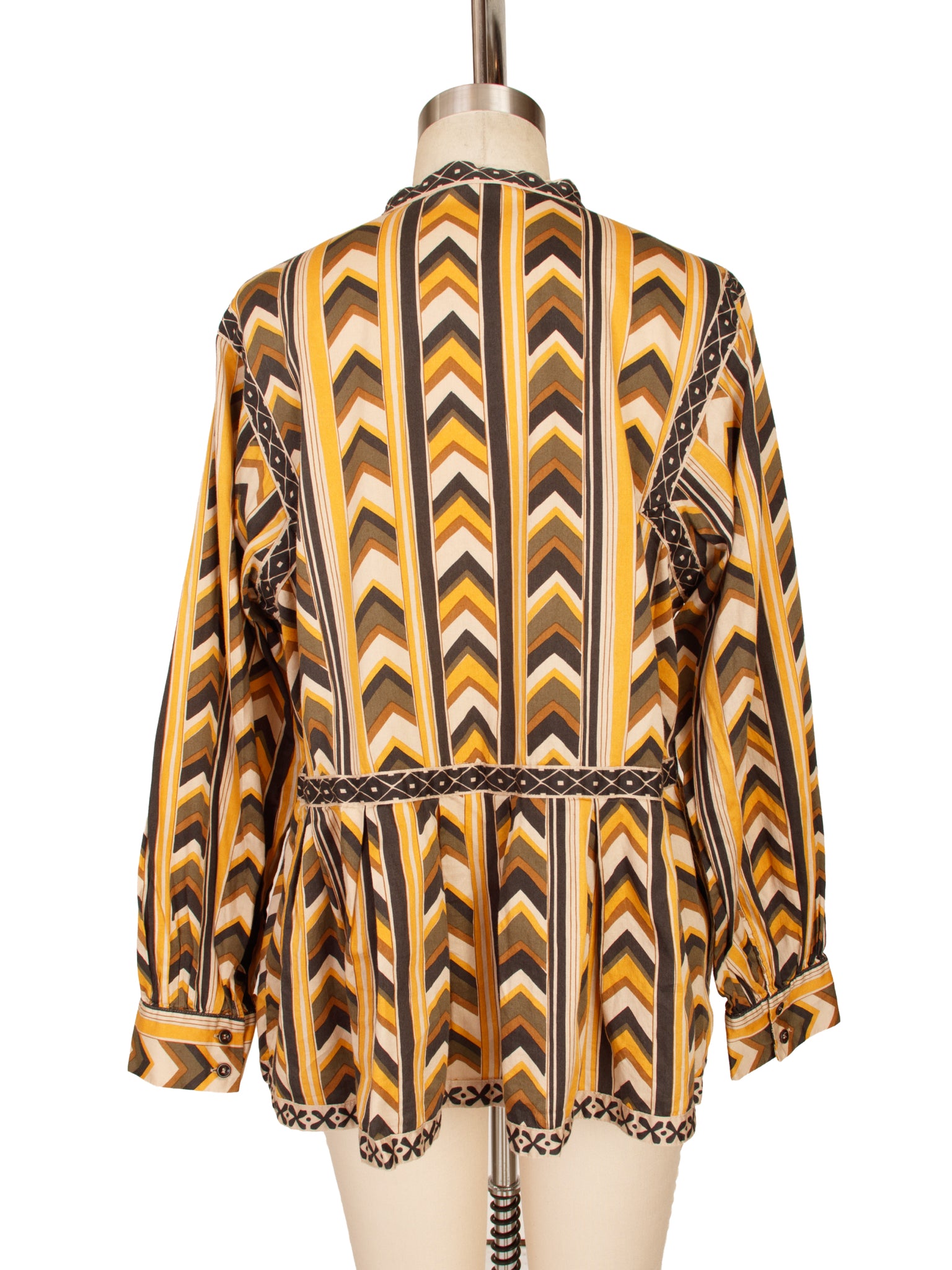 Toast Chevron Print Blouse