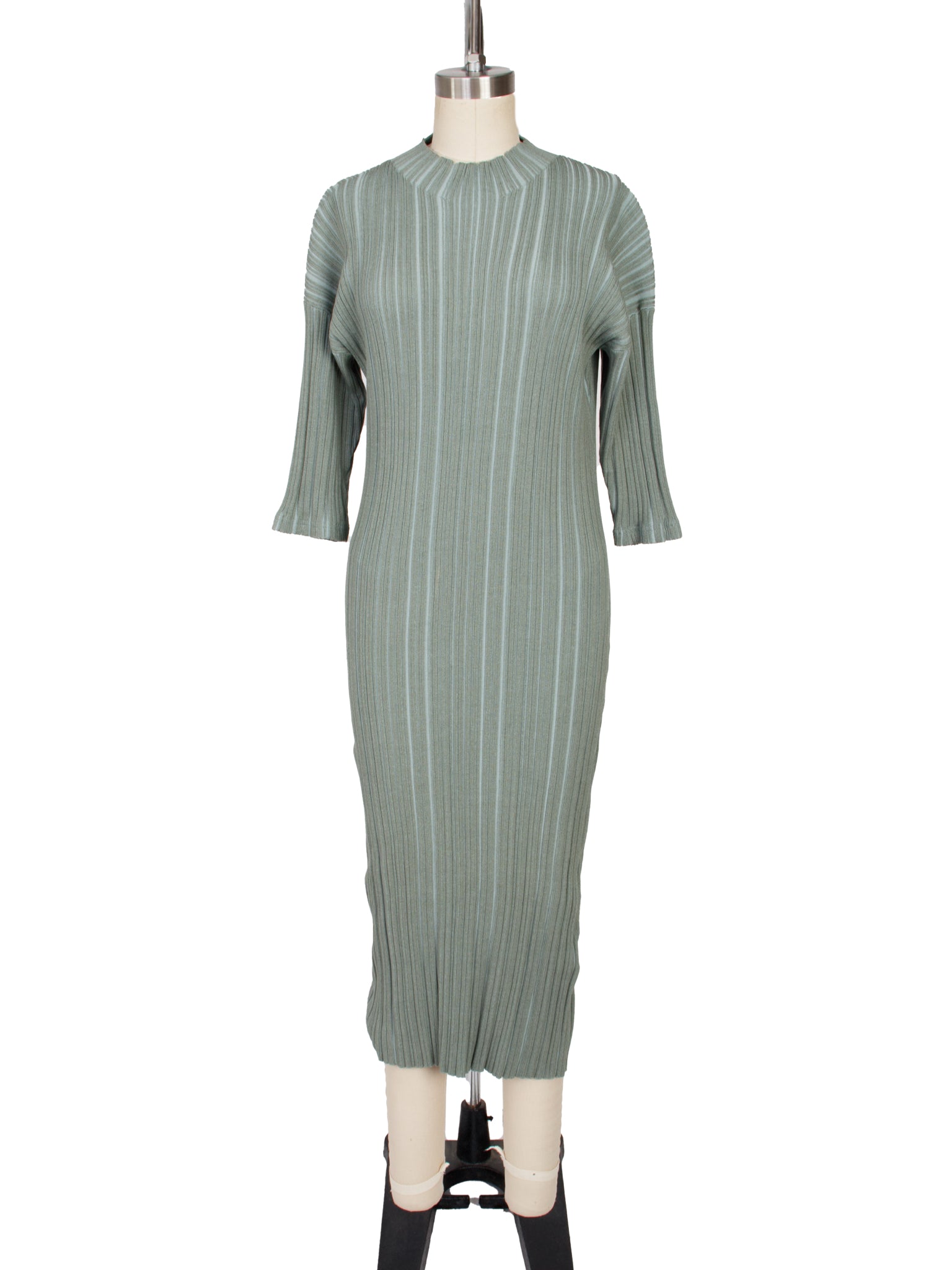 Acne Studios Cotton Rib Knit Dress
