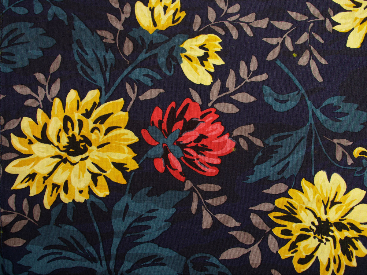 Gianni Versace Floral Silk Button Up