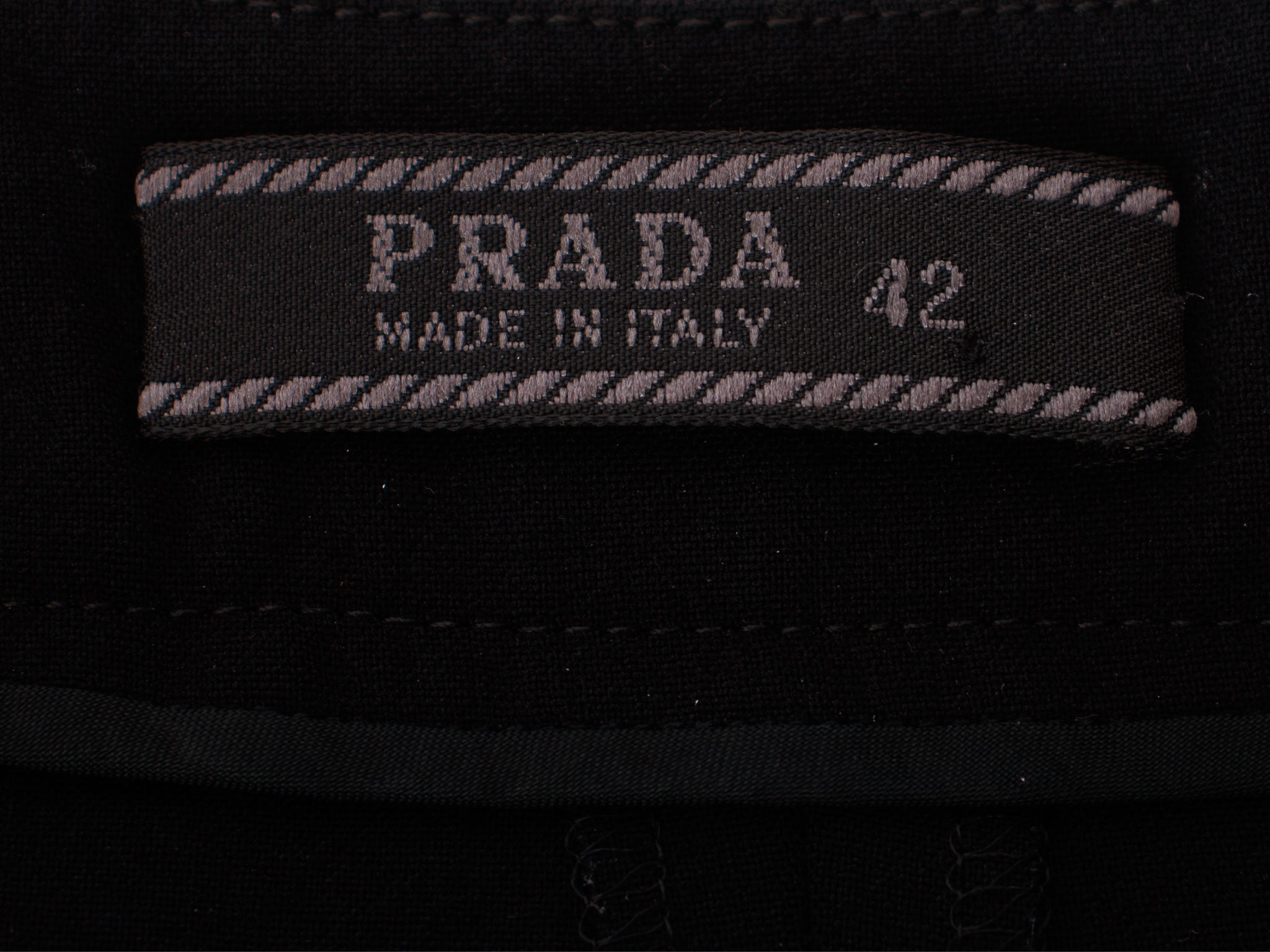 Prada Stretch Gabardine Pleated Shorts