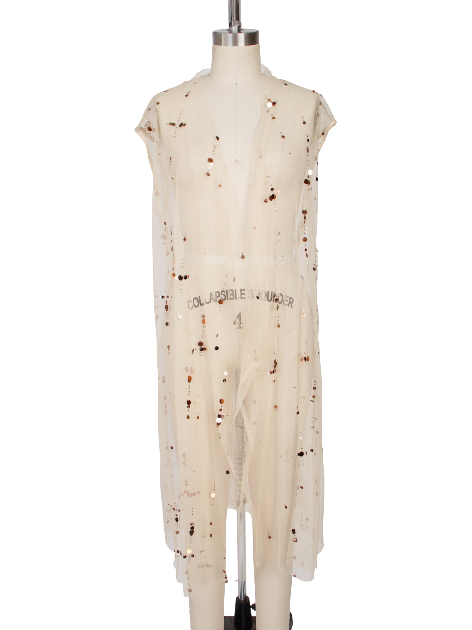 Ann Demeulemeester Tulle Sequin Dress