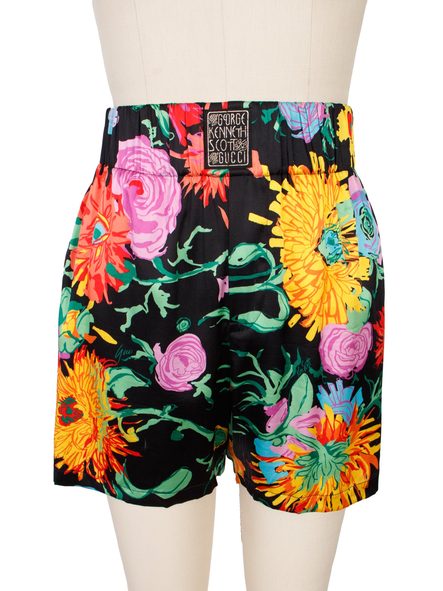 Gucci x Ken Scott Silk Floral Boxer Shorts
