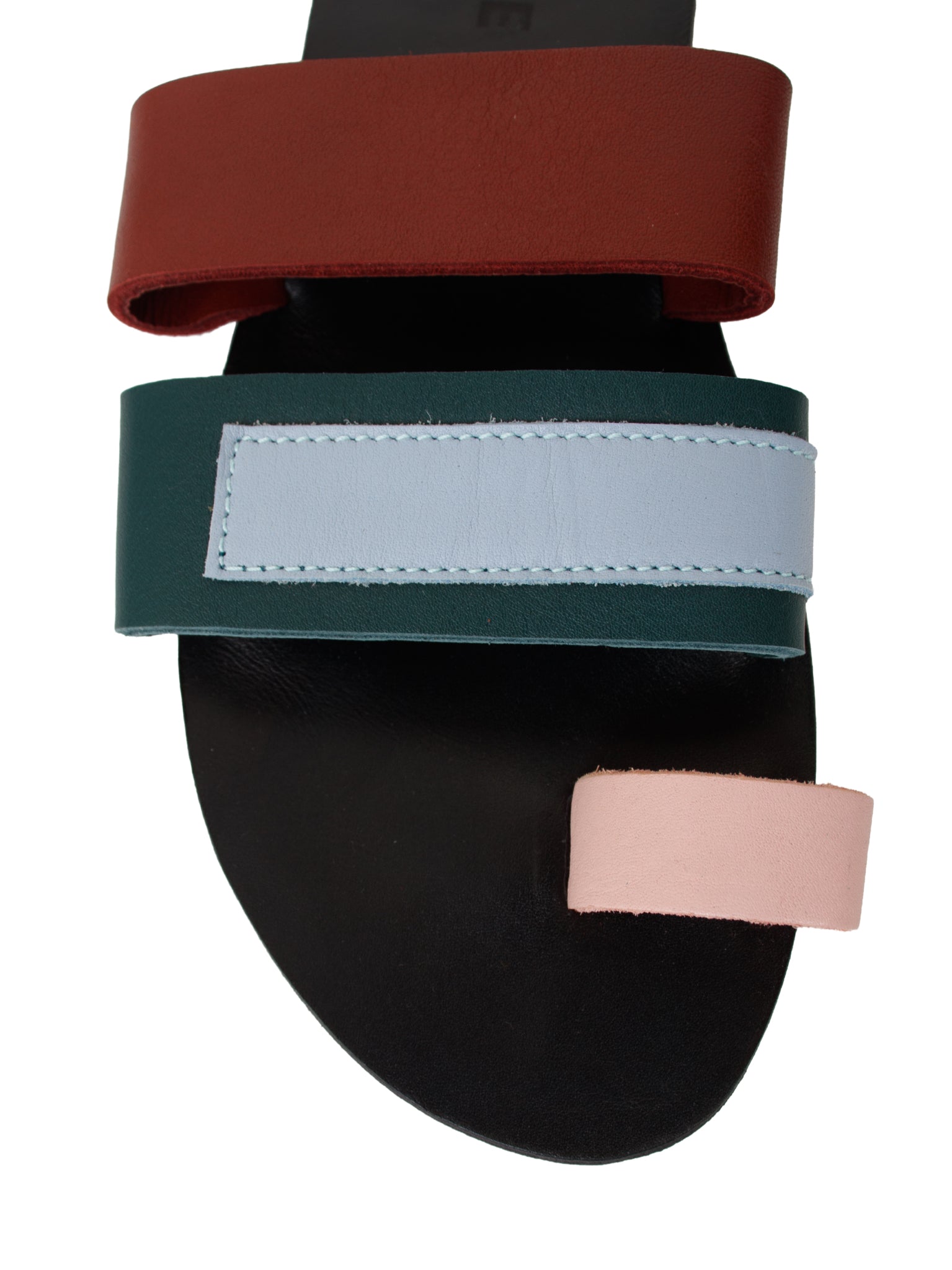 Lrnce Bhal Bhal Leather Asymetric Sandals