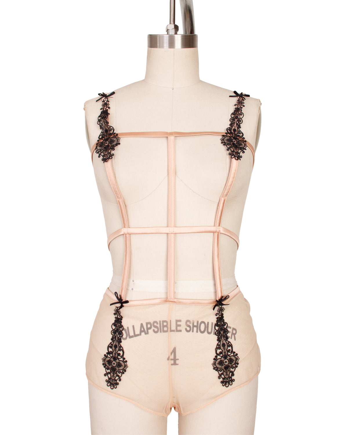 La Perla Black Label Caged Bodysuit