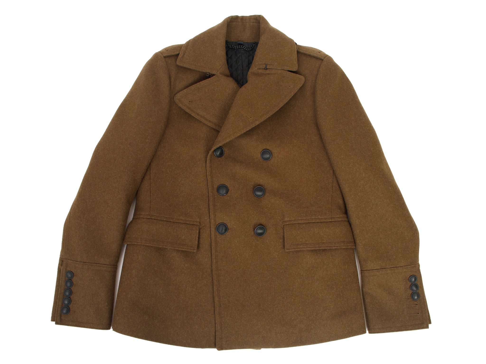 Burberry Virgin Wool Double-Breasted Coat