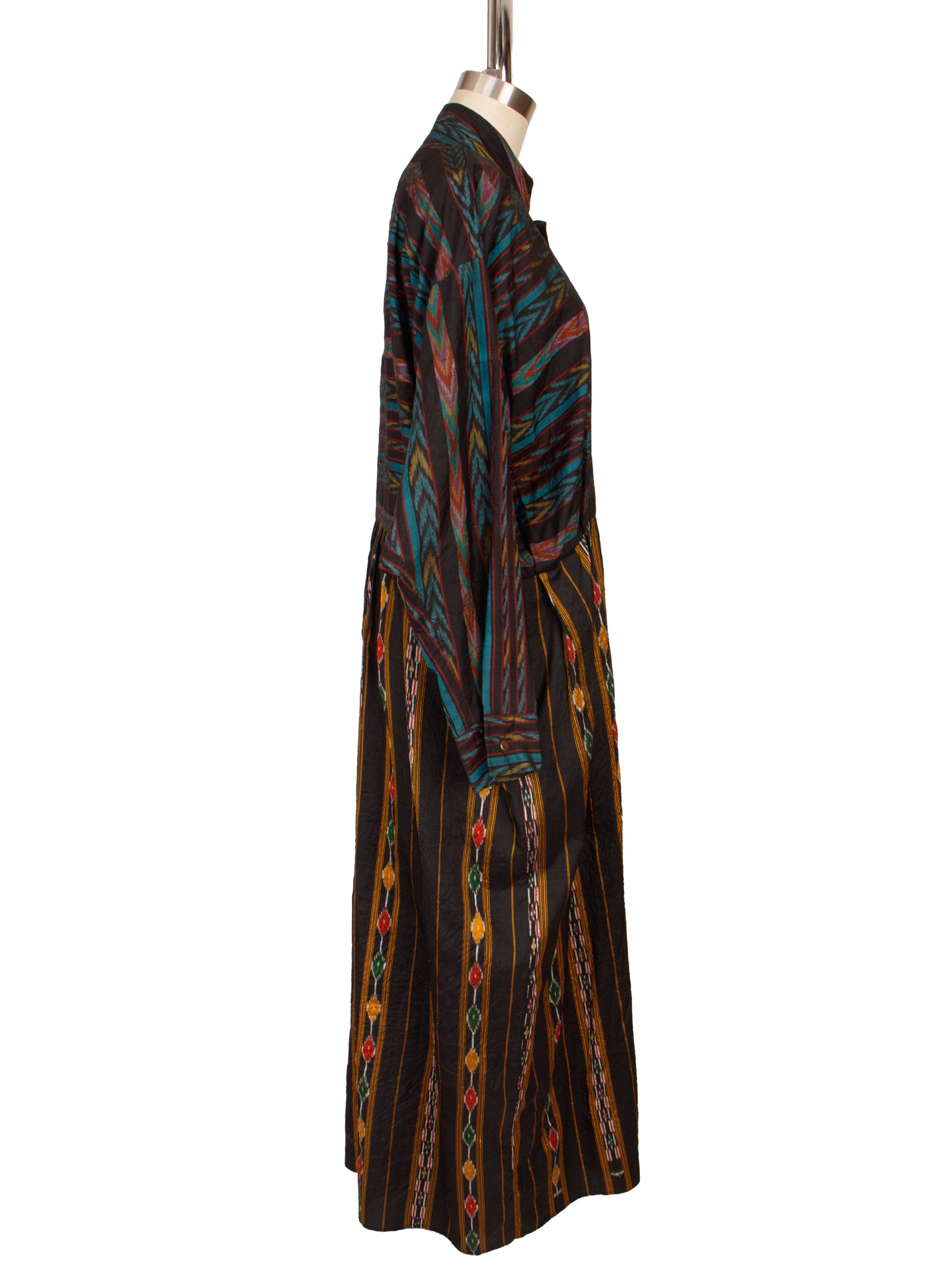 1988 Visual Professional Silk Ikat Dress