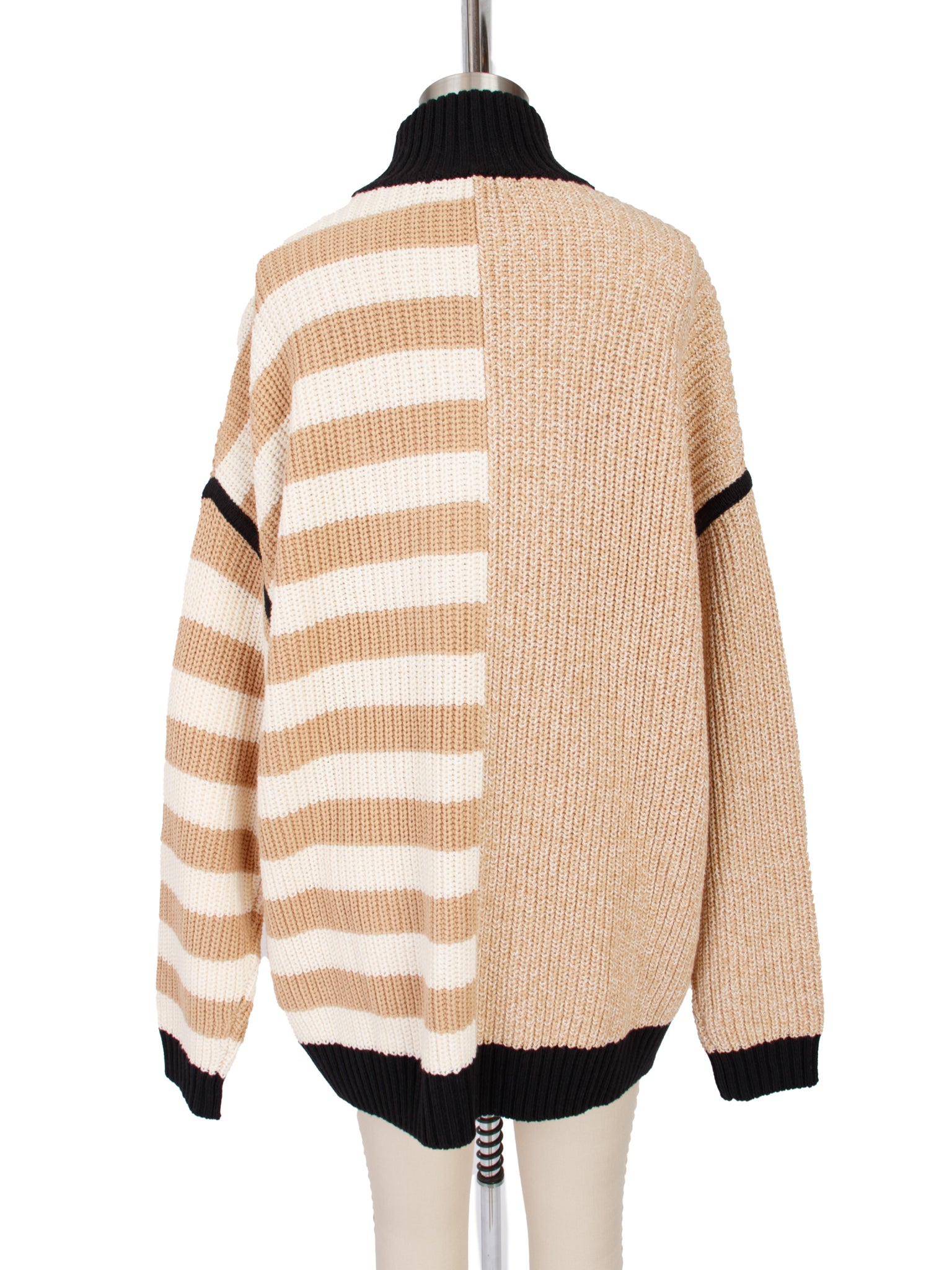 Staud Color Block Striped Sweater