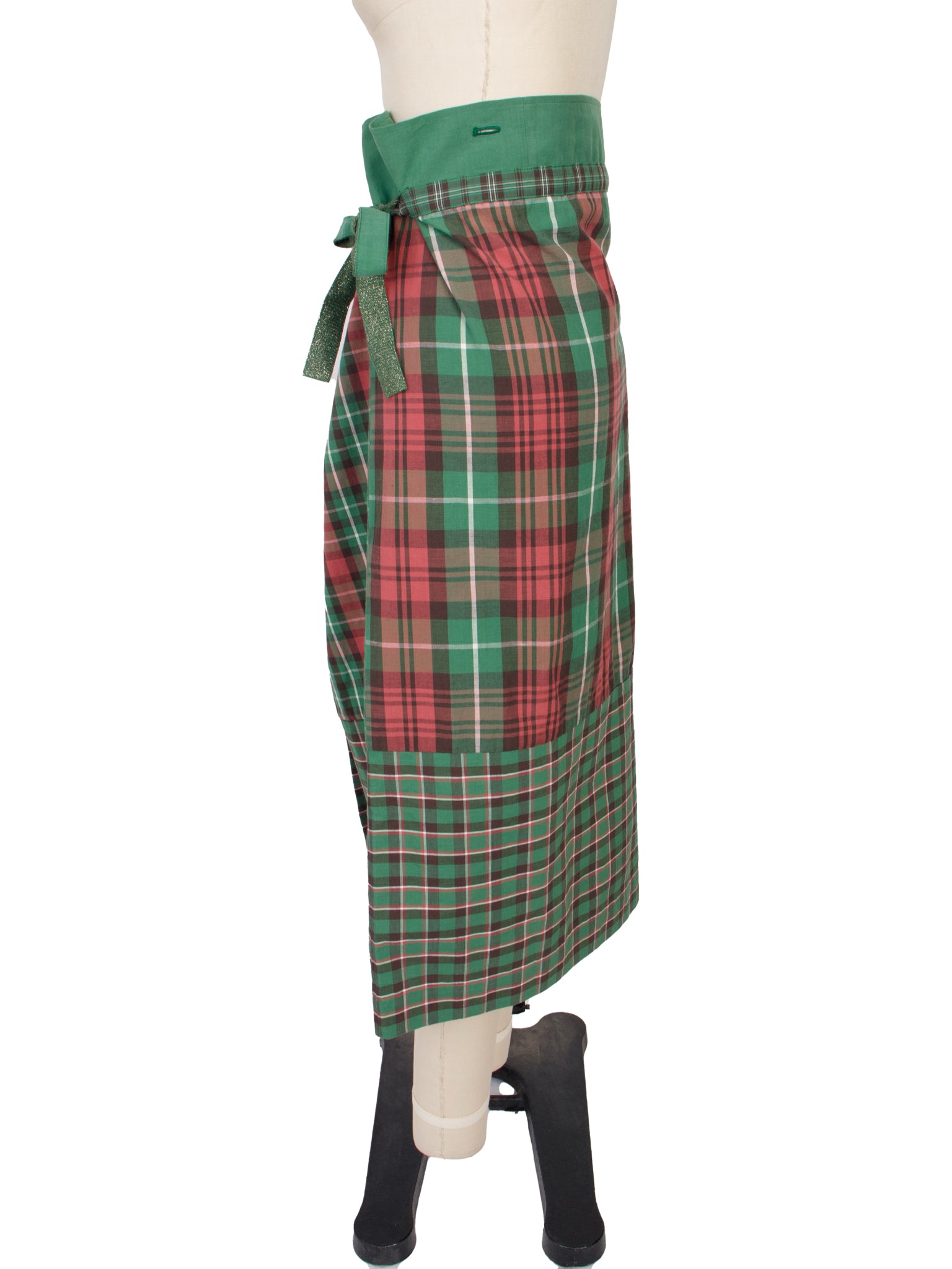 Heart Haat by Issey Miyake Plaid Skirt