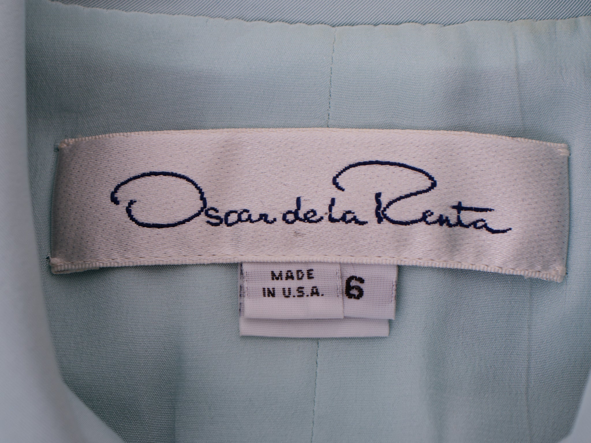 Oscar de la Renta Taffeta Ruffle Hem Gown