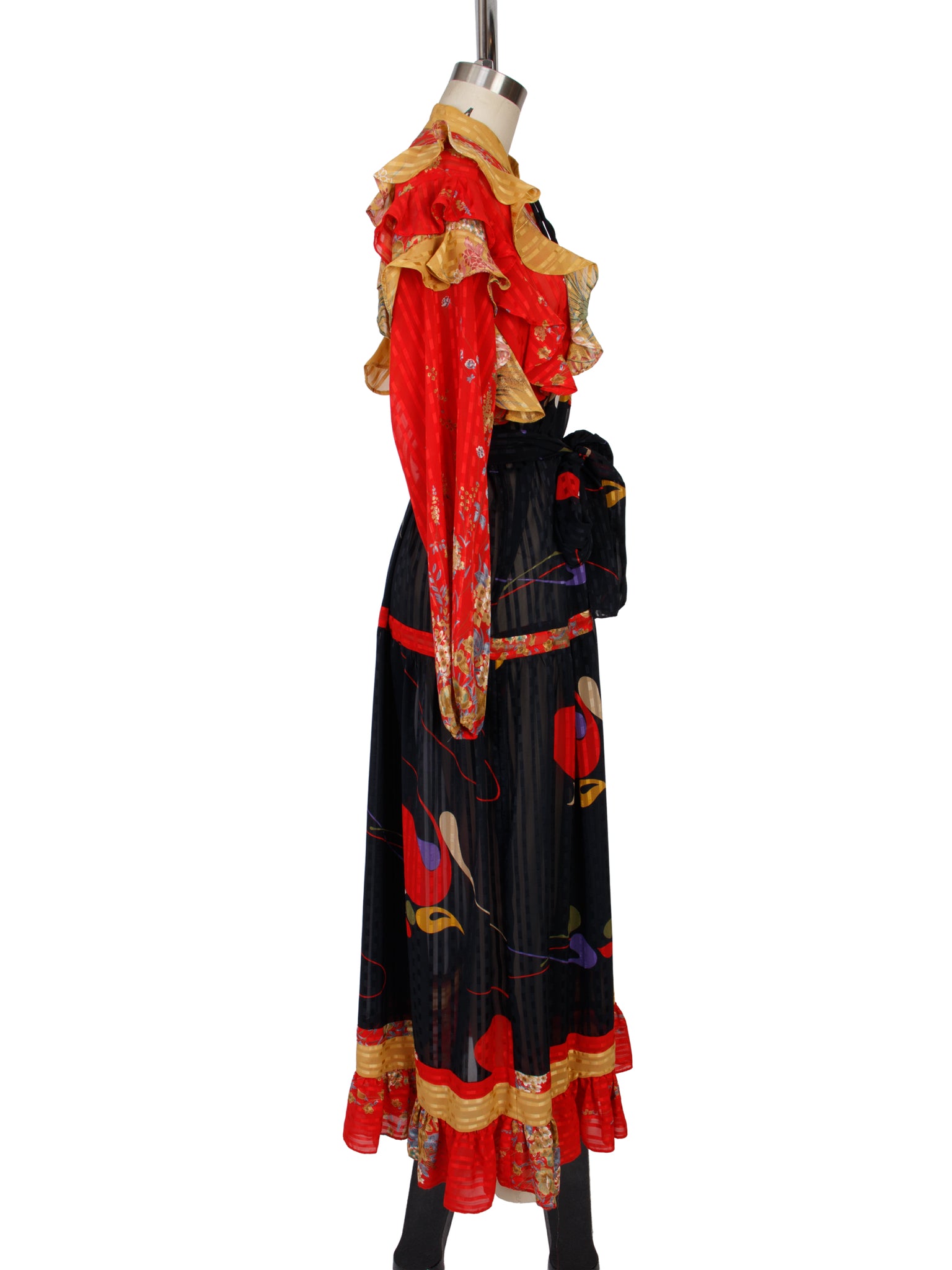 Diane Freis Floral Abstract Dress