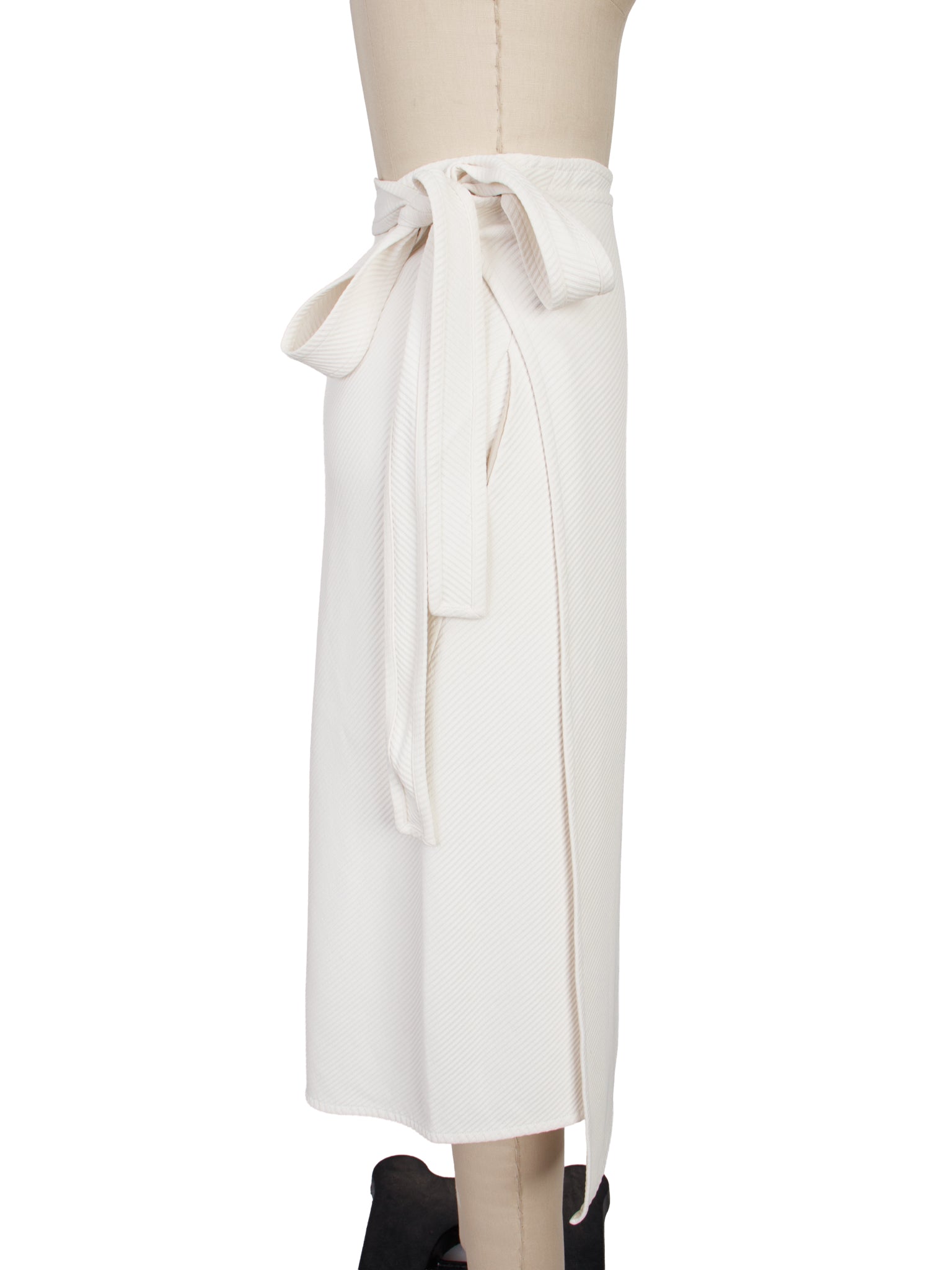 2014 Celine Phoebe Philo Ribbed Wrap Skirt
