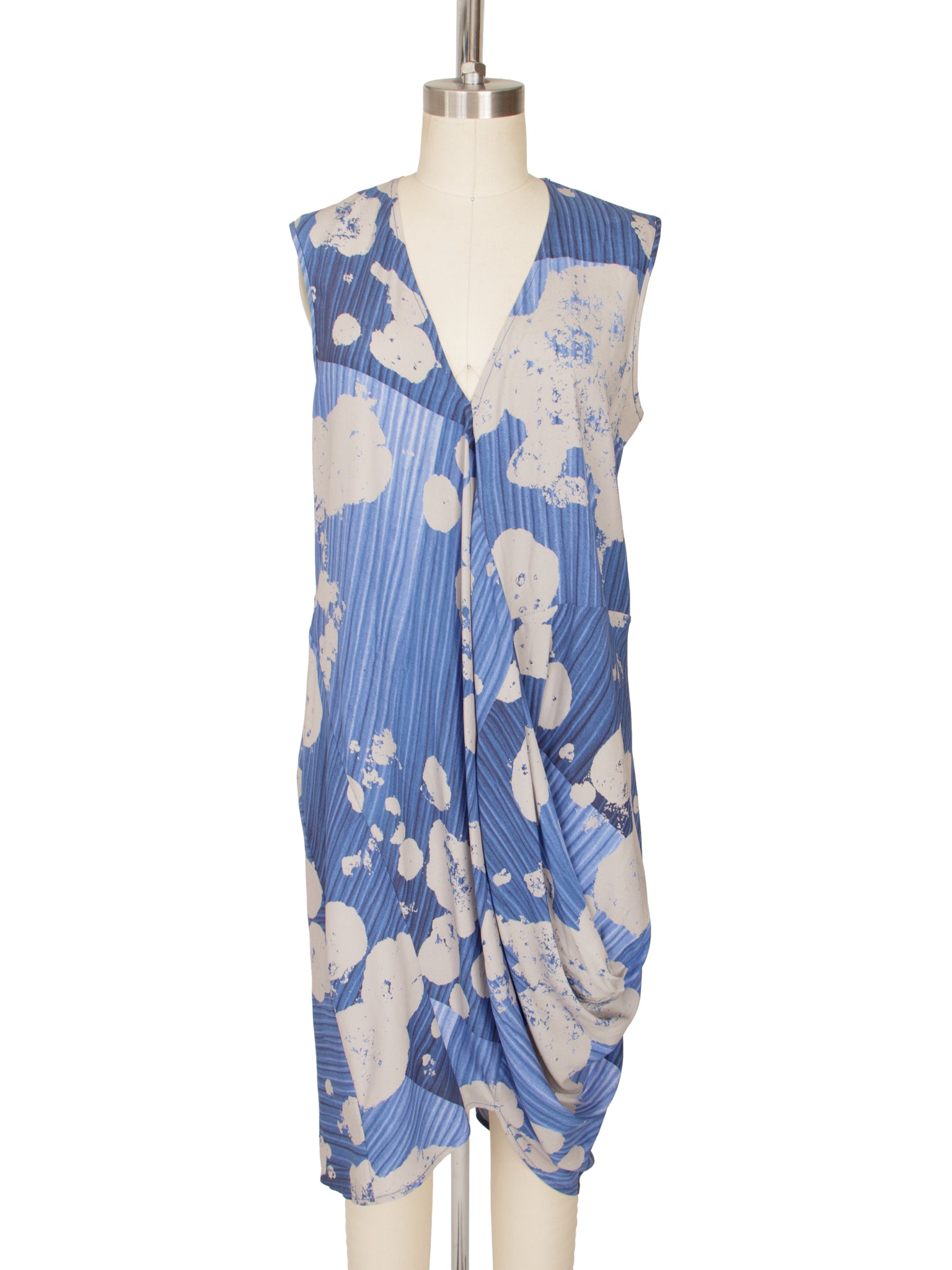 Zero + Maria Cornejo Silk Abstract Print Dress