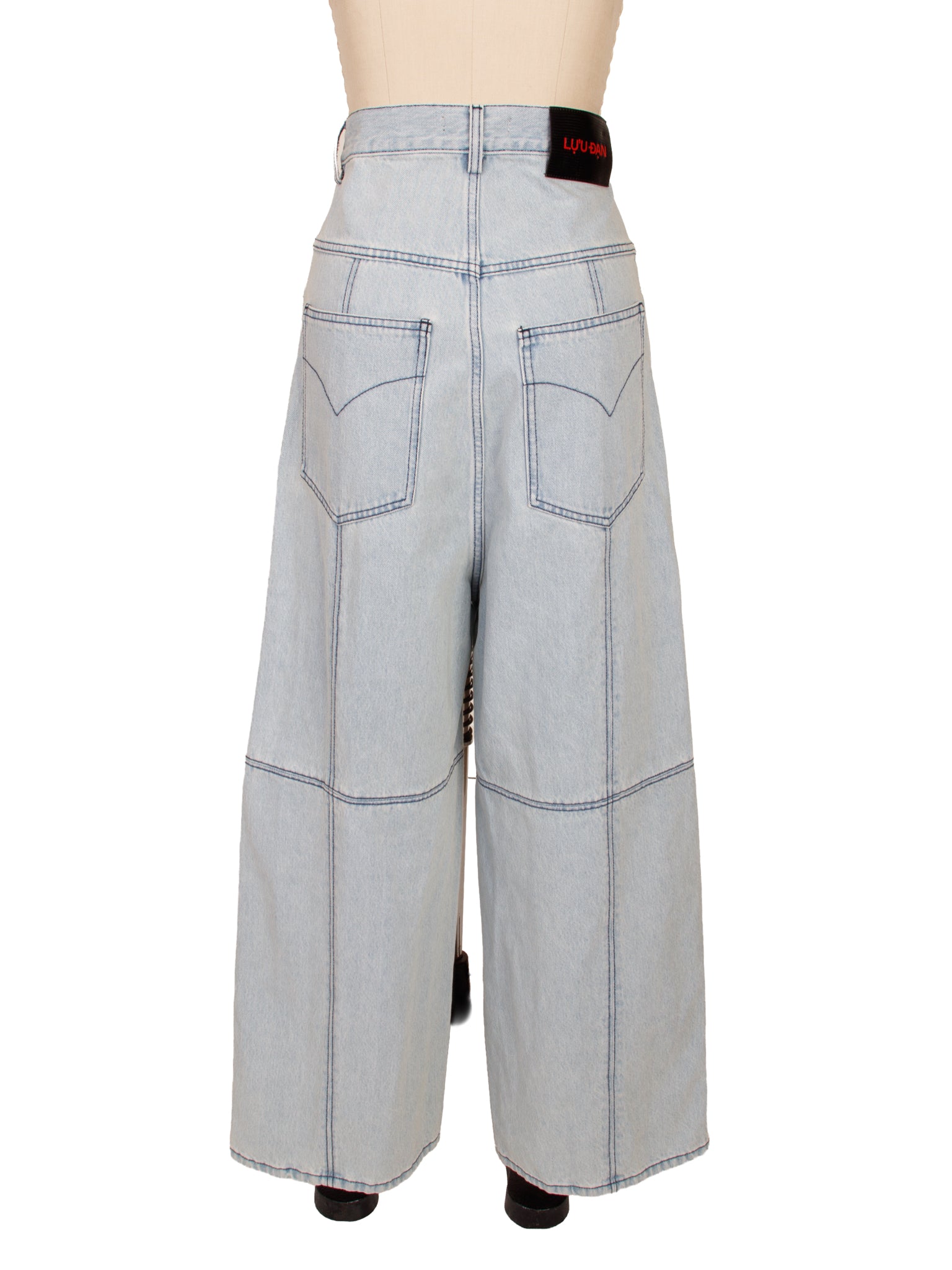 Luu Dan Lightwash Wide Leg Jeans
