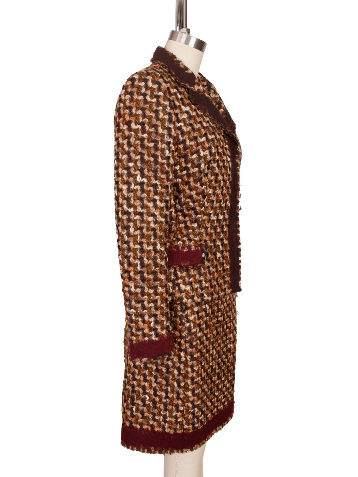 2010 Prada Virgin Wool Tweed Skirt Suit