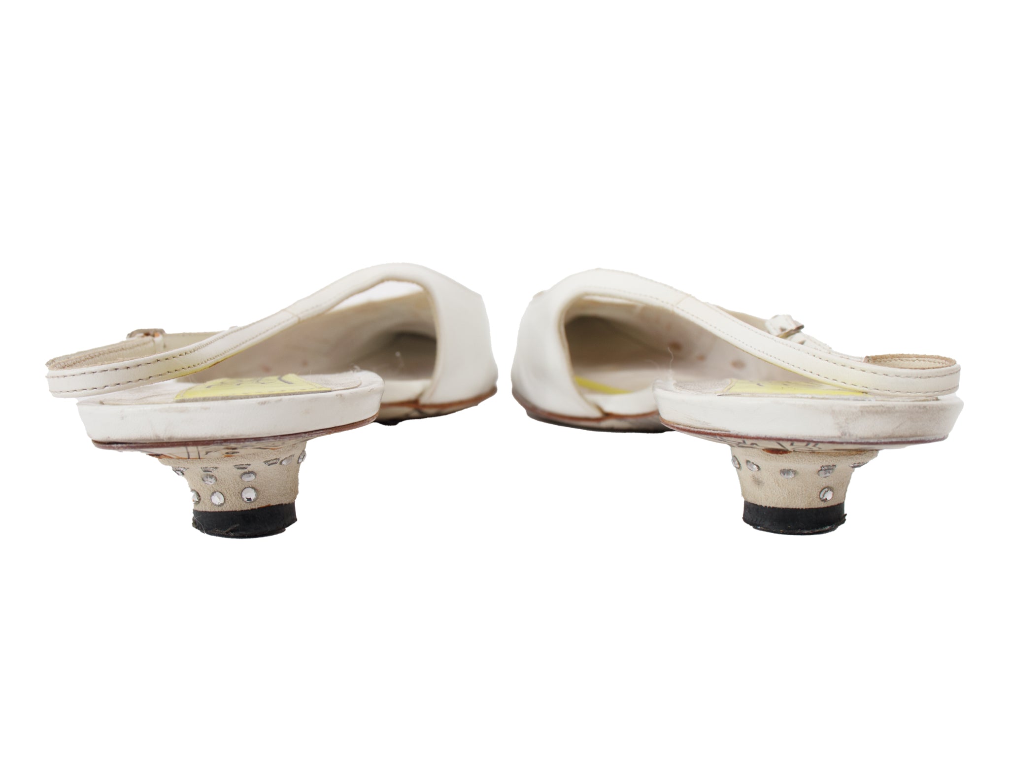 Emilio Pucci Logo Kitten Heels