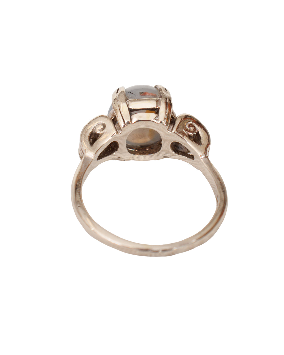12k White Gold Star Sapphire Ring*