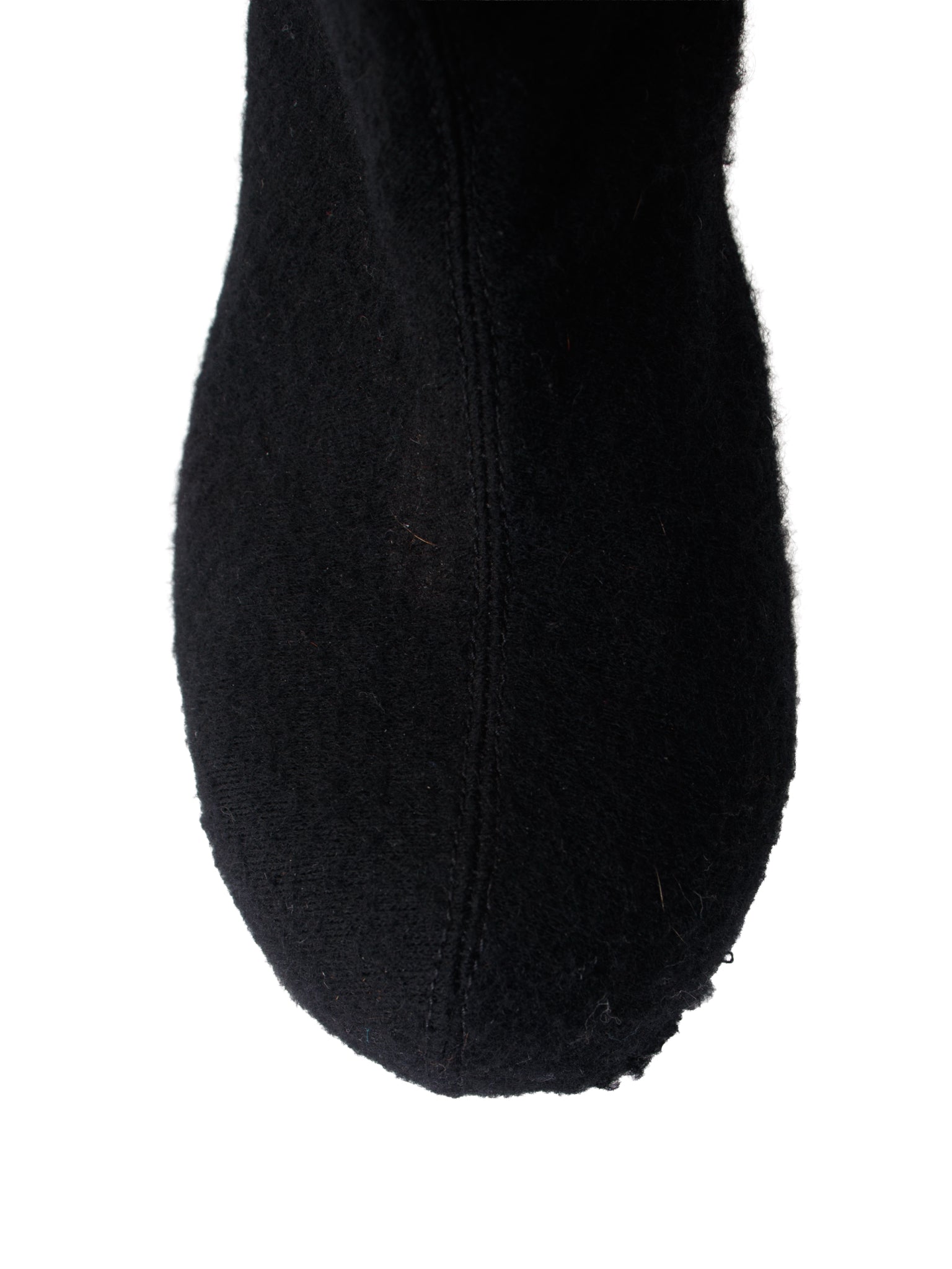Maison Margiela Leather & Wool Spats Ankle Boots
