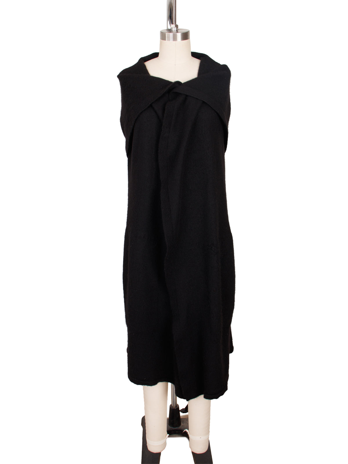 2016 Rick Owens Hooded Longline Vest