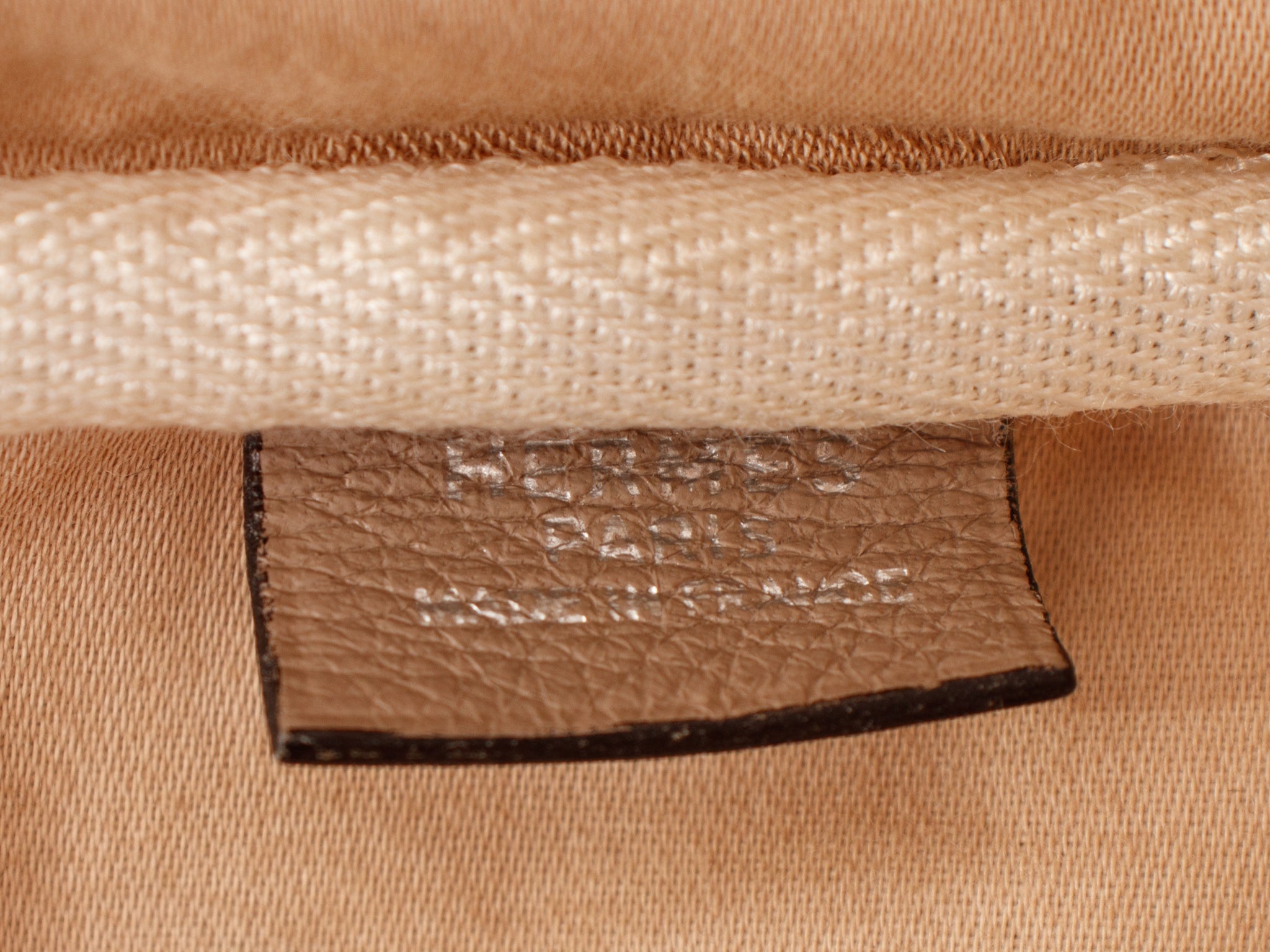 Hermes Clemence Victoria II 50 Leather Bag