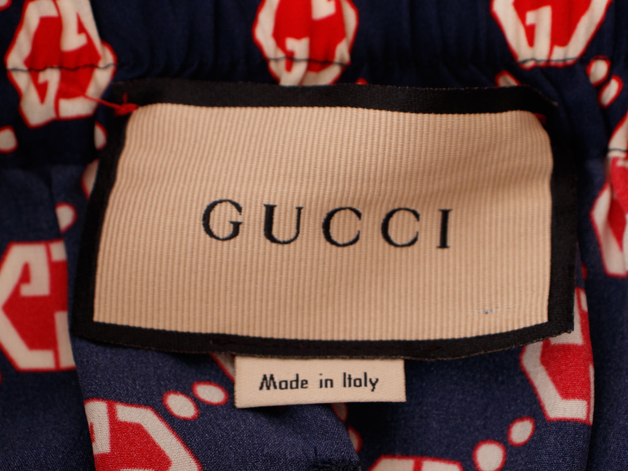 Gucci Silk GG Hexagon Print Shorts