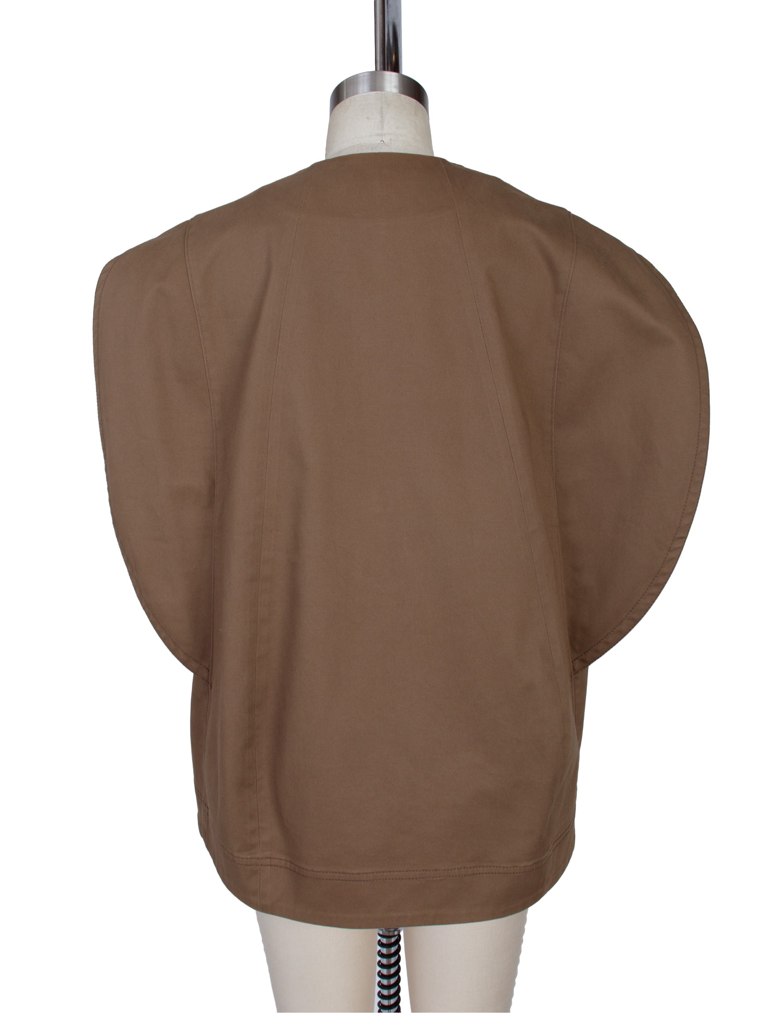 Tibi Miriam Twill Zip Top