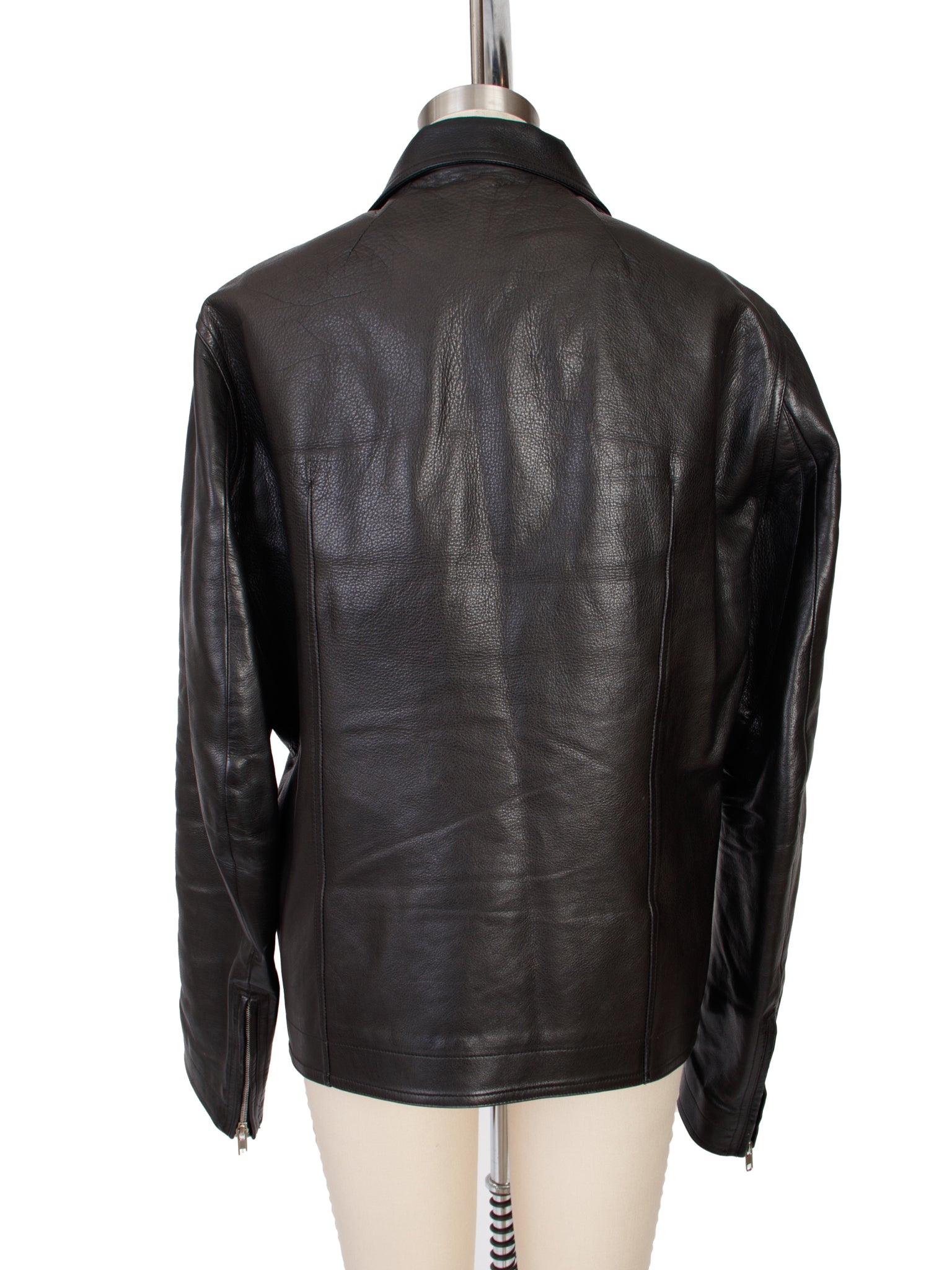 Rick Owens Stooges Leather Biker Jacket