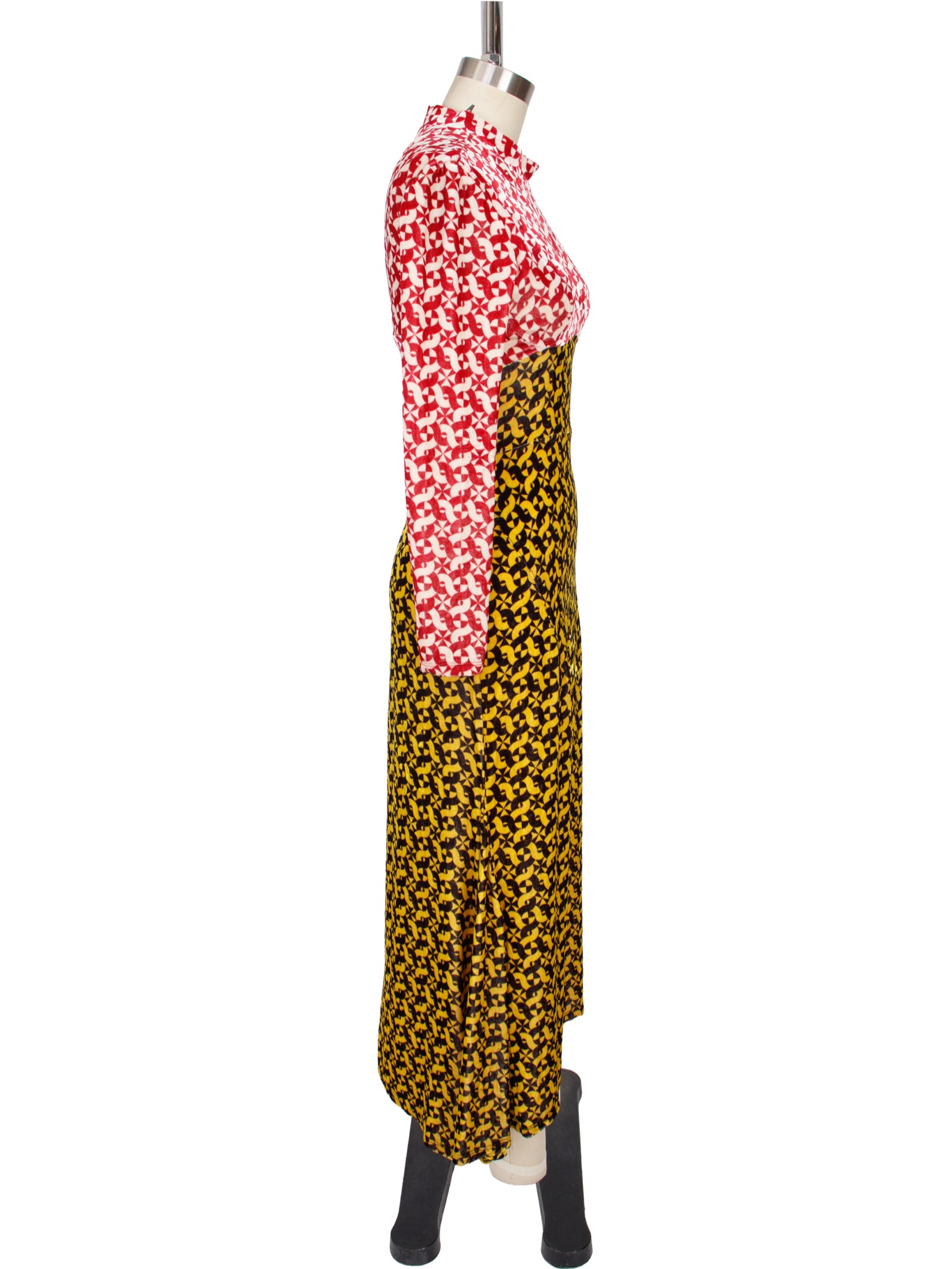 Rachel Comey Converge Velvet Swirl Print Dress