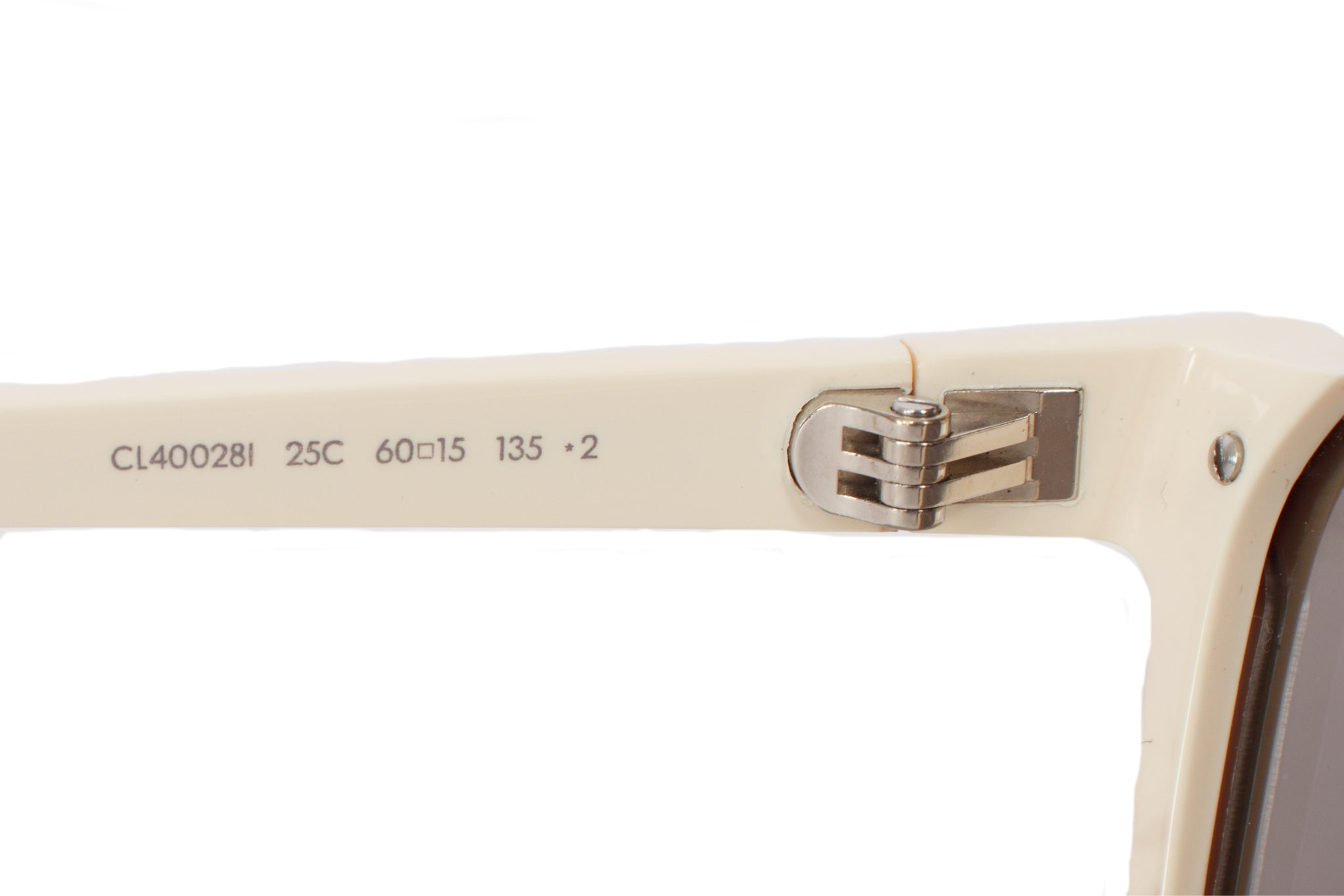 Celine Mirrored Cutoff Rectangle Sunglasses