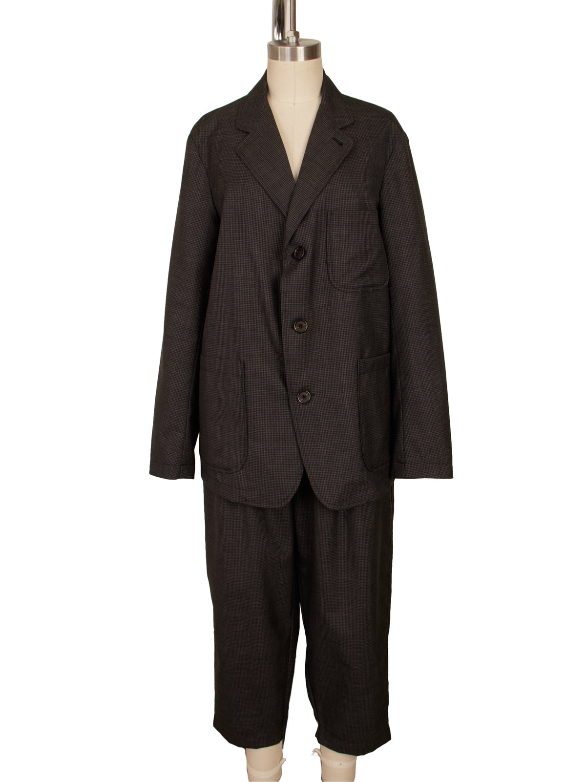 Universal Works Wool Check Suit