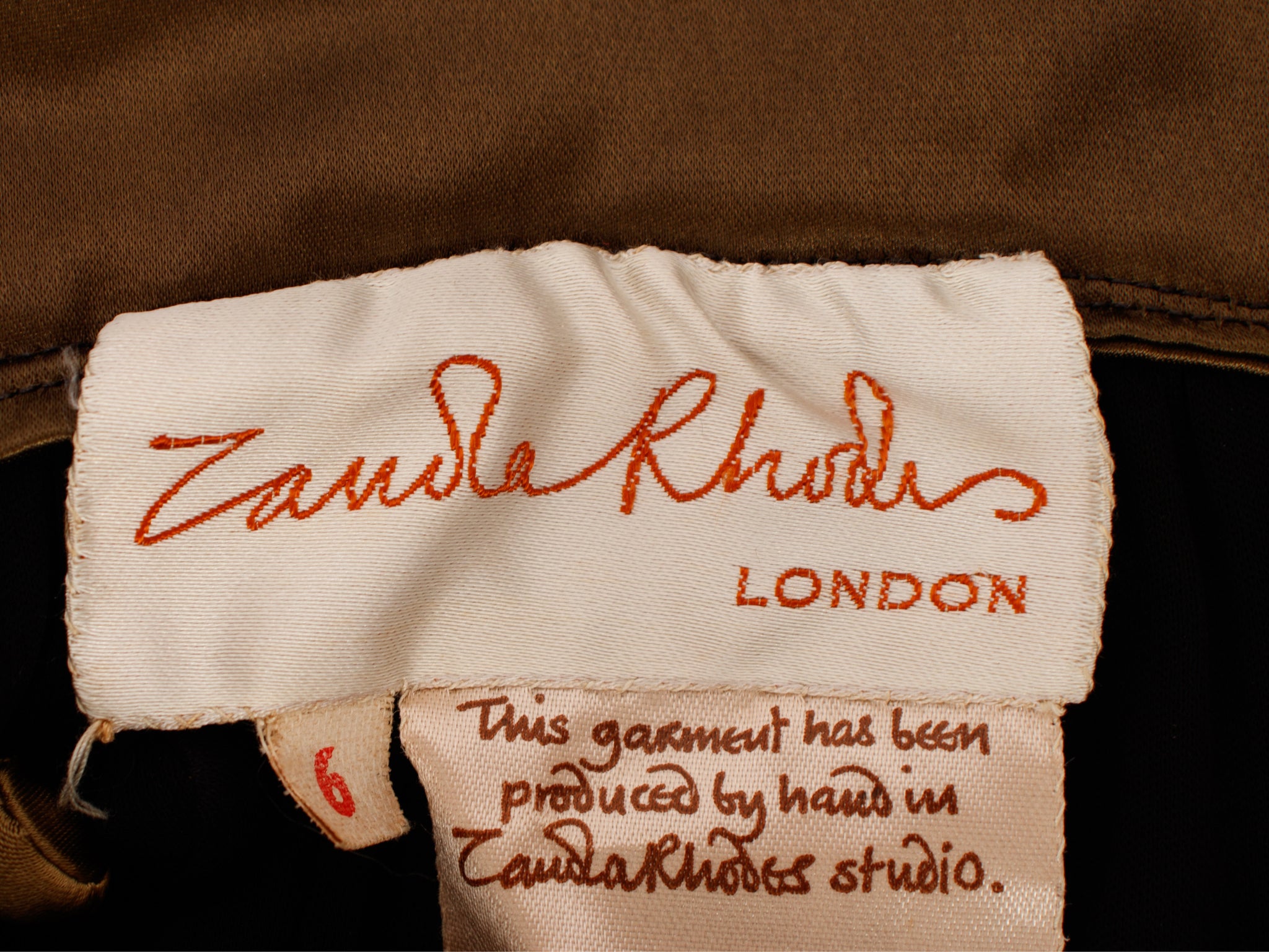Zandra Rhodes Crepe & Quilted Satin Dress