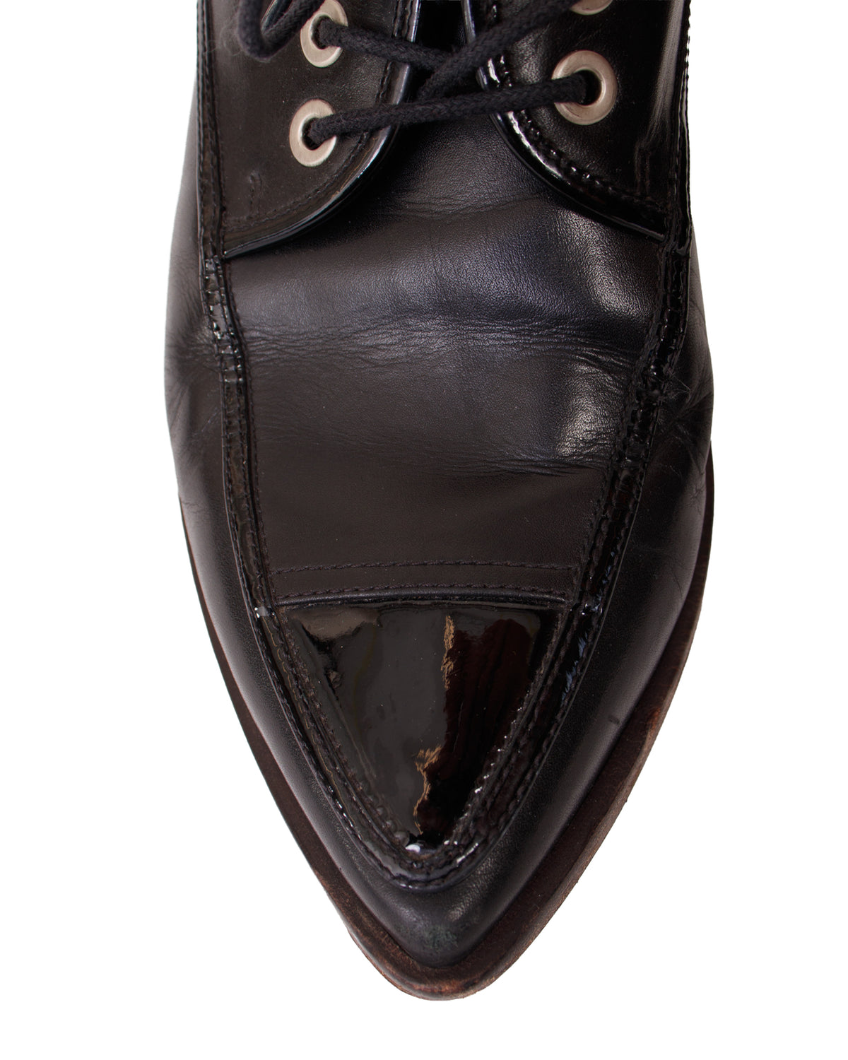 Chanel CC Pointed Toe Oxfords