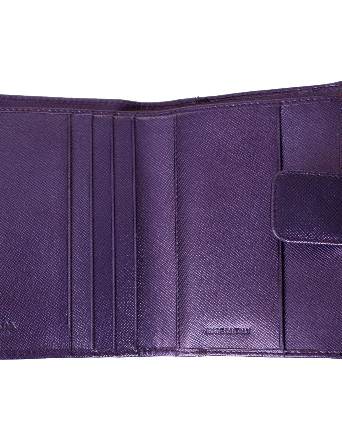 2008 Prada Saffiano Metallic Wallet