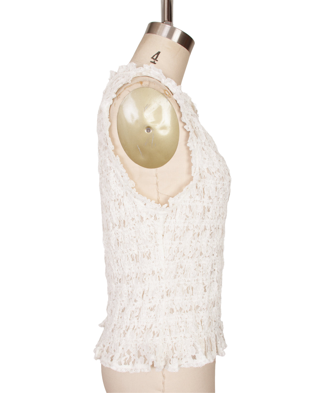 Doen Rosita Lace Smocked Top