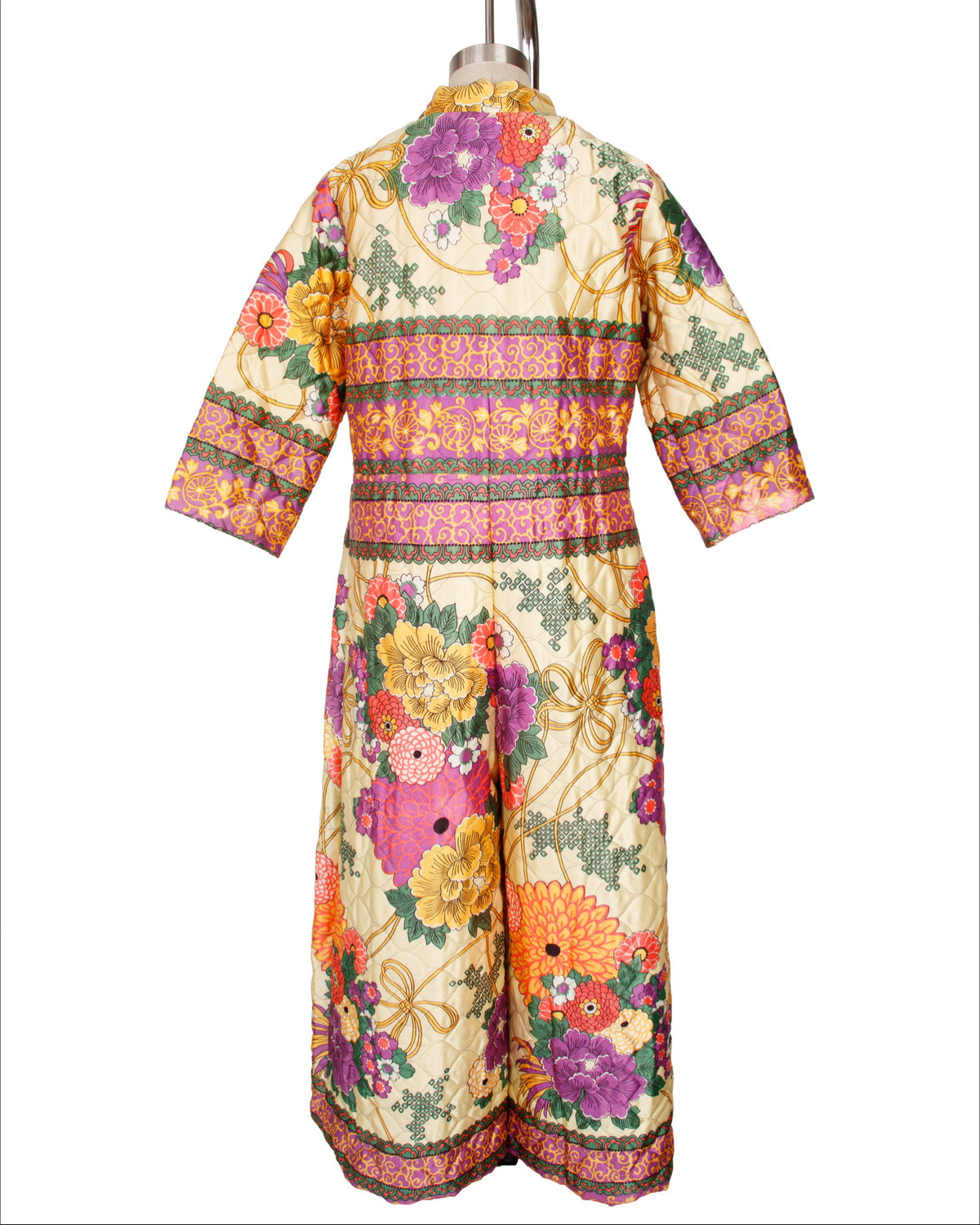 1970s Floral Quilted Jumpsuit As-Is