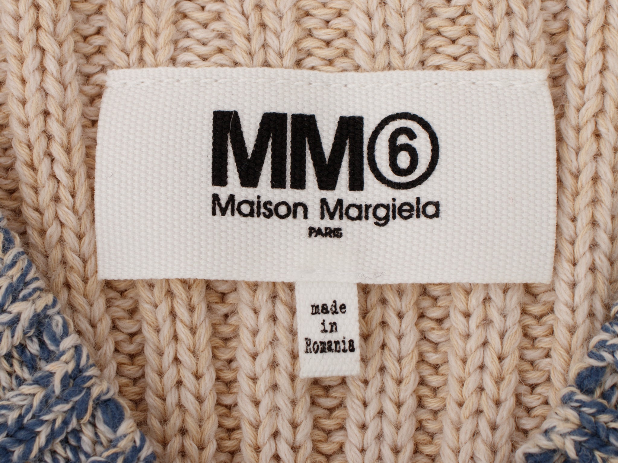 MM6 Maison Margiela Cotton & Wool Blend Colorblock Sweater