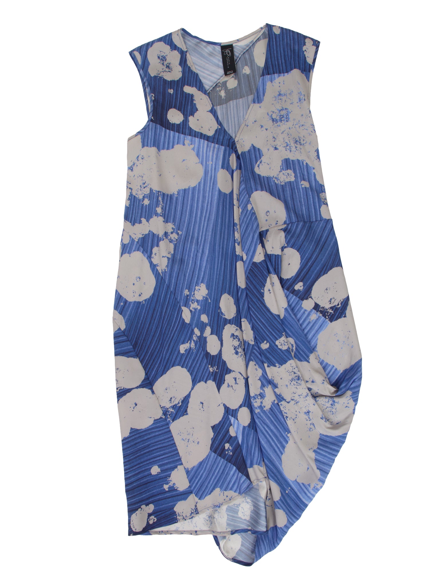 Zero + Maria Cornejo Silk Abstract Print Dress