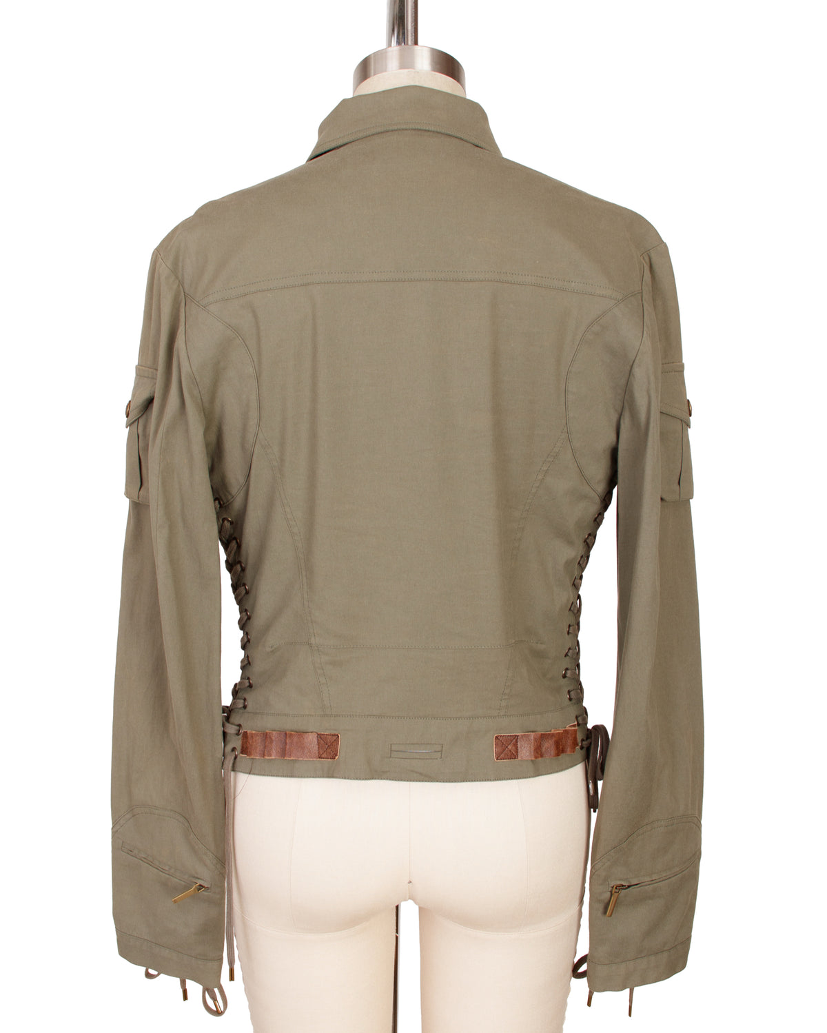 SS 2003 Christian Dior Boutique Lace-Up Jacket AS-IS